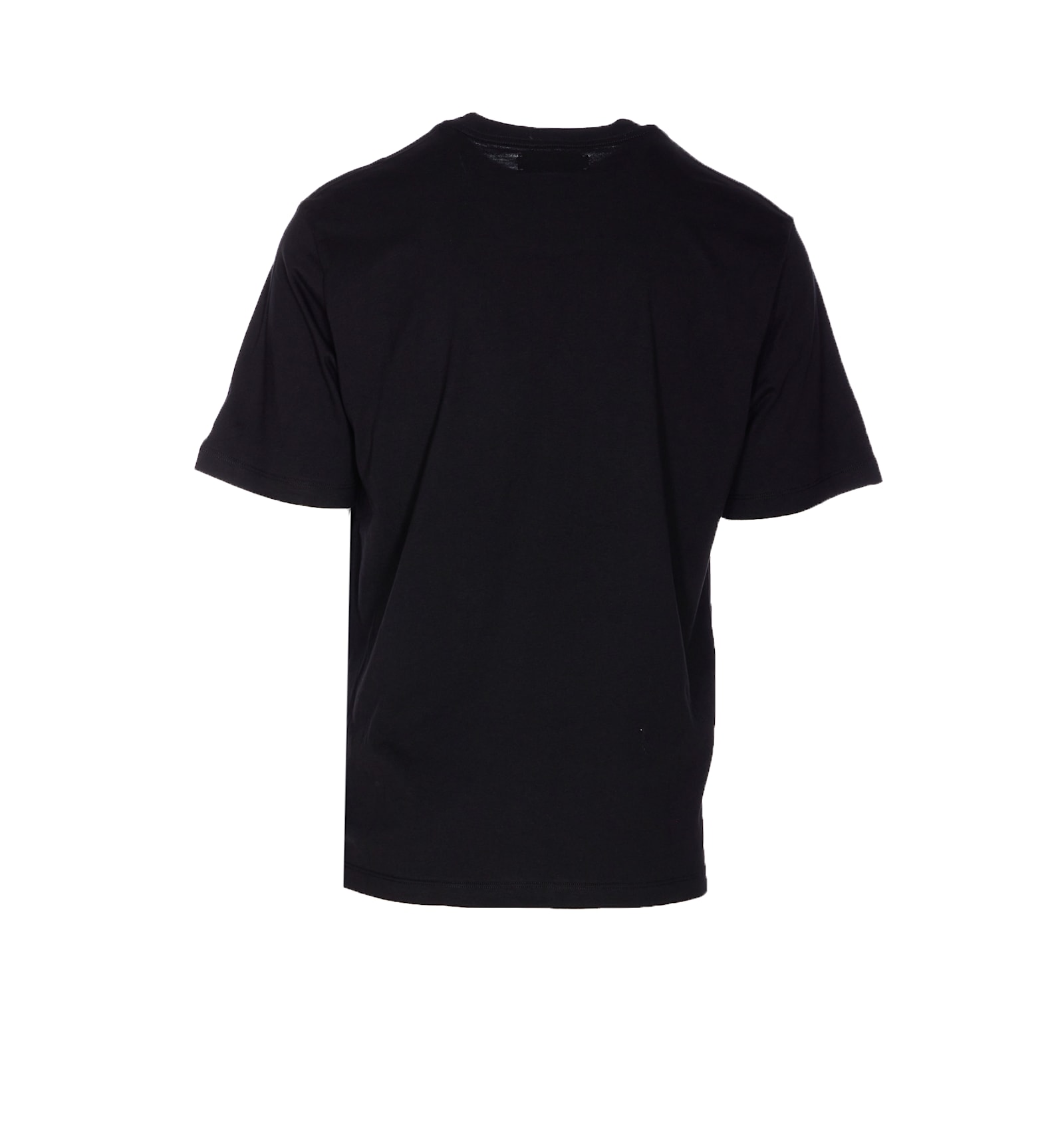 Amiri Black Cotton T-shirt With Bold Logo Statement