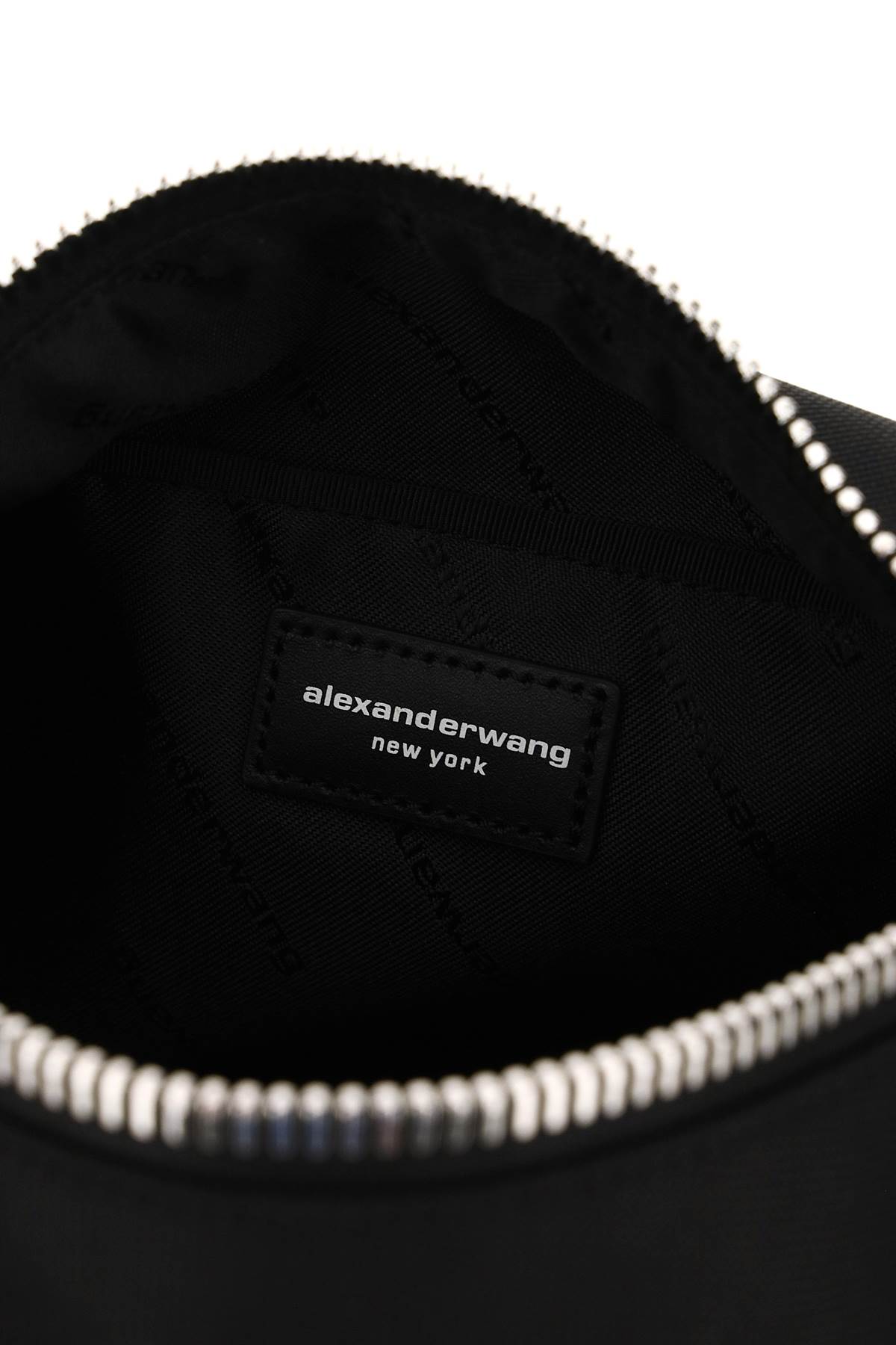 Shop Alexander Wang Heiress Sport Shoulder Bag In Nero