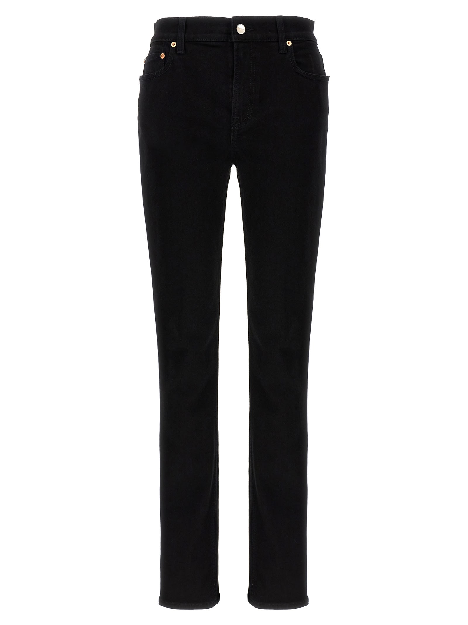 Shop Gucci Skinny Jeans In Black