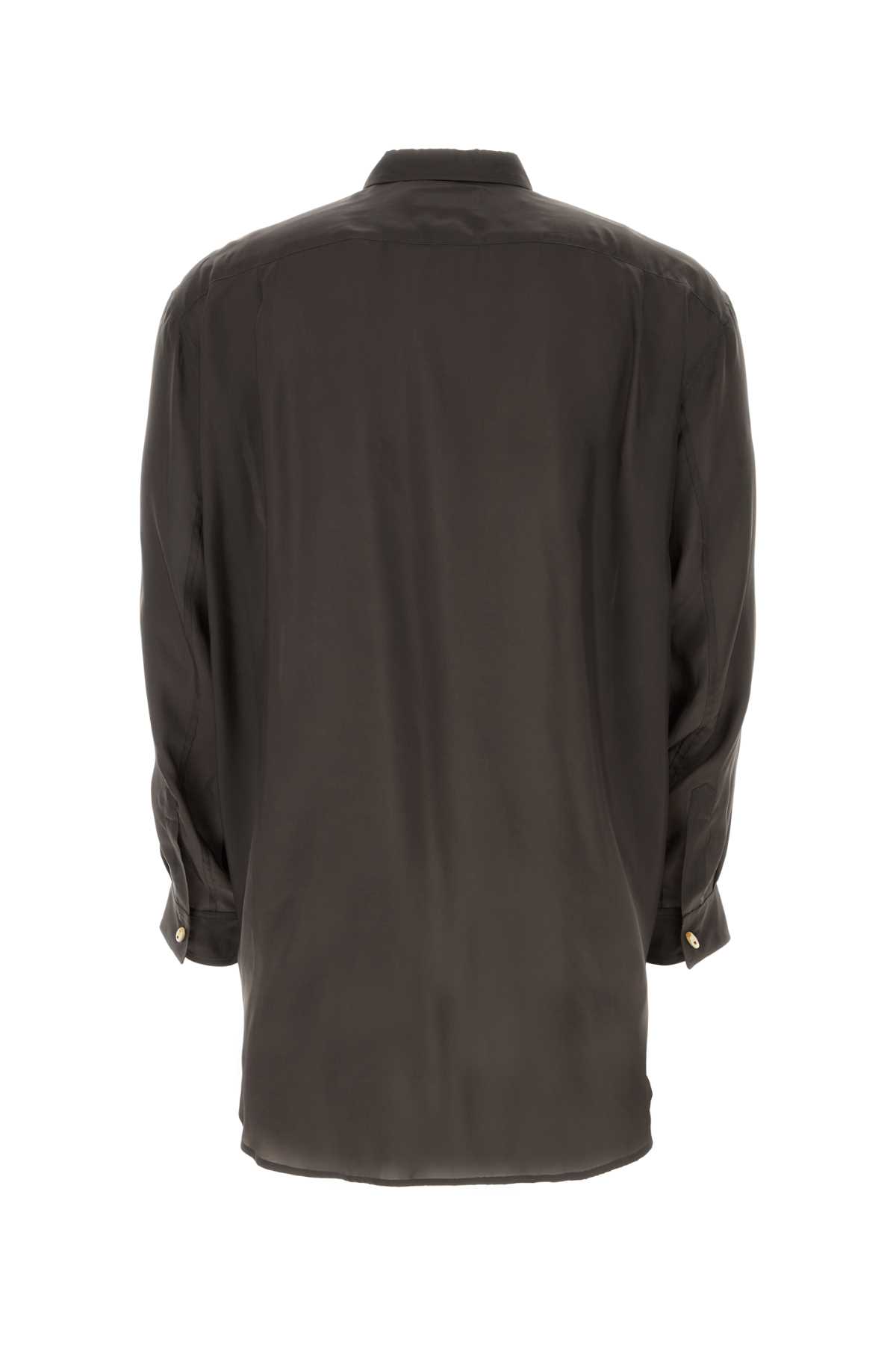 Magliano Dark Brown Viscose Shirt In 59