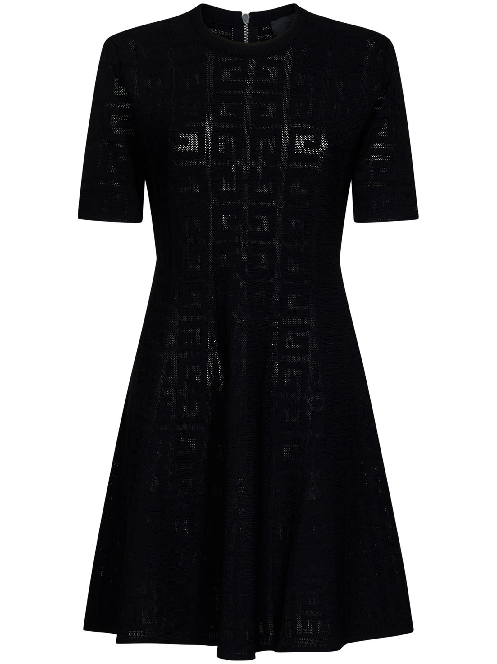 Shop Givenchy Mini Dress In Nero