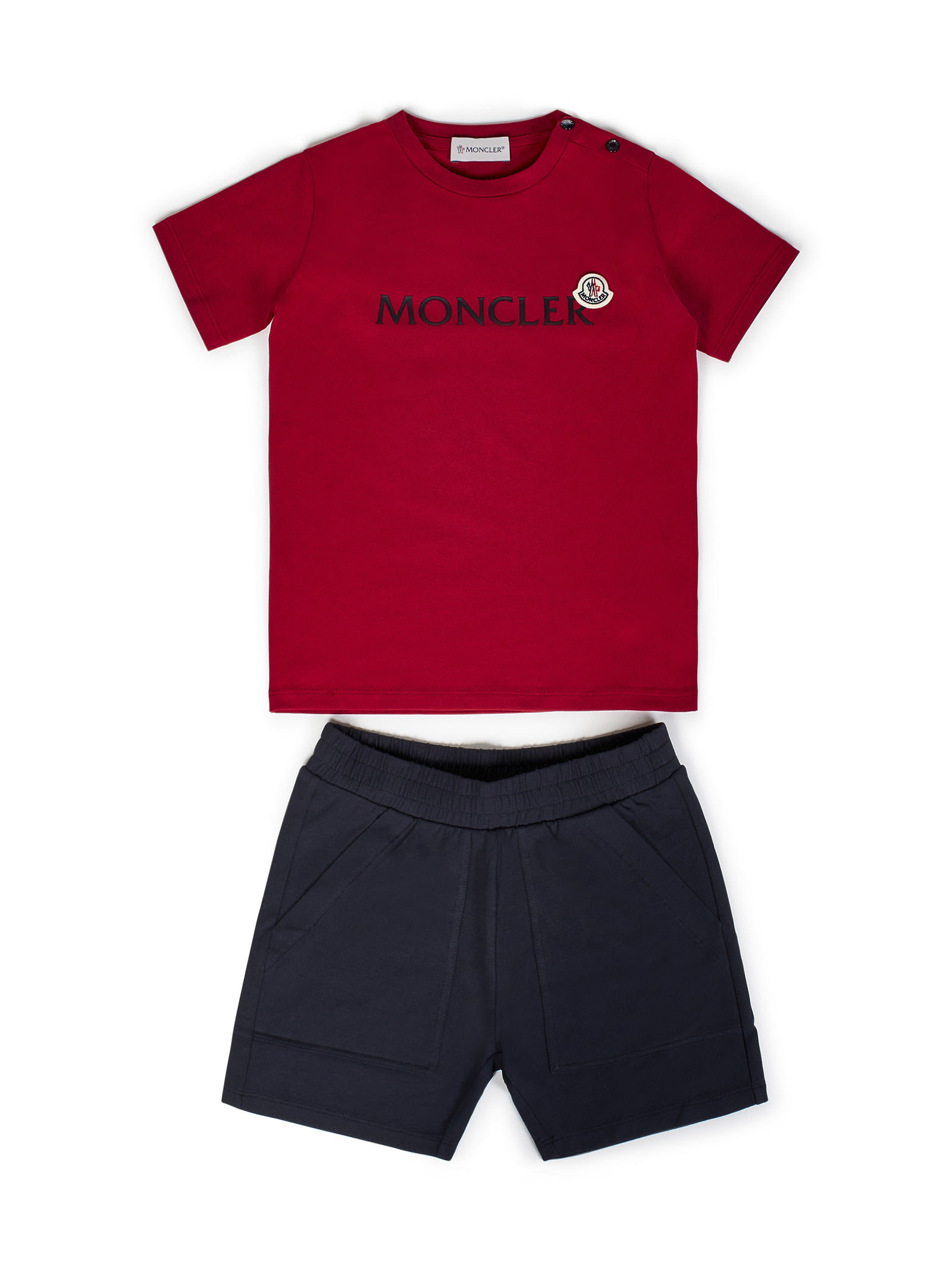 Moncler Babies' Set In Red