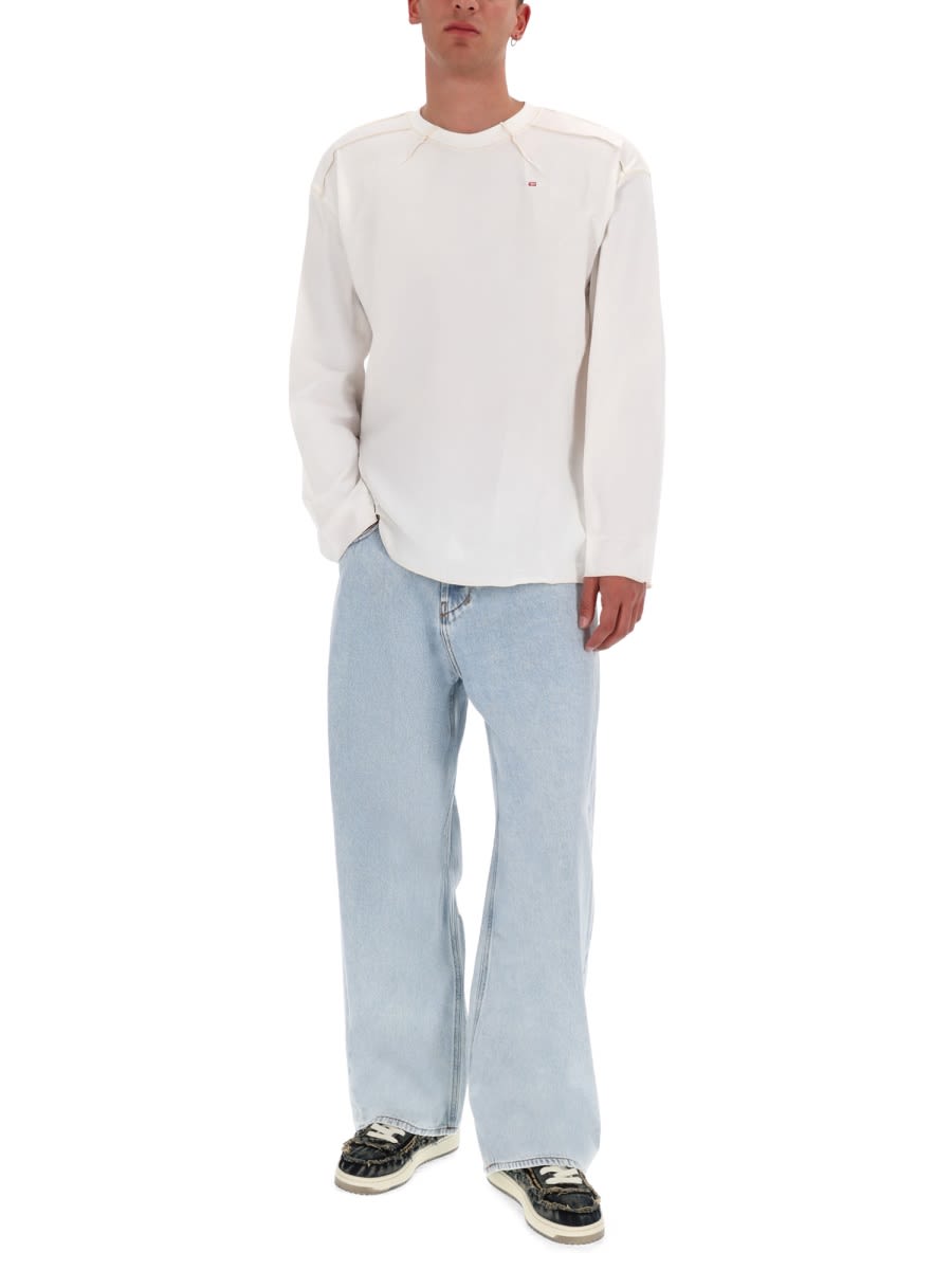 Diesel Cotton T-shirt In White
