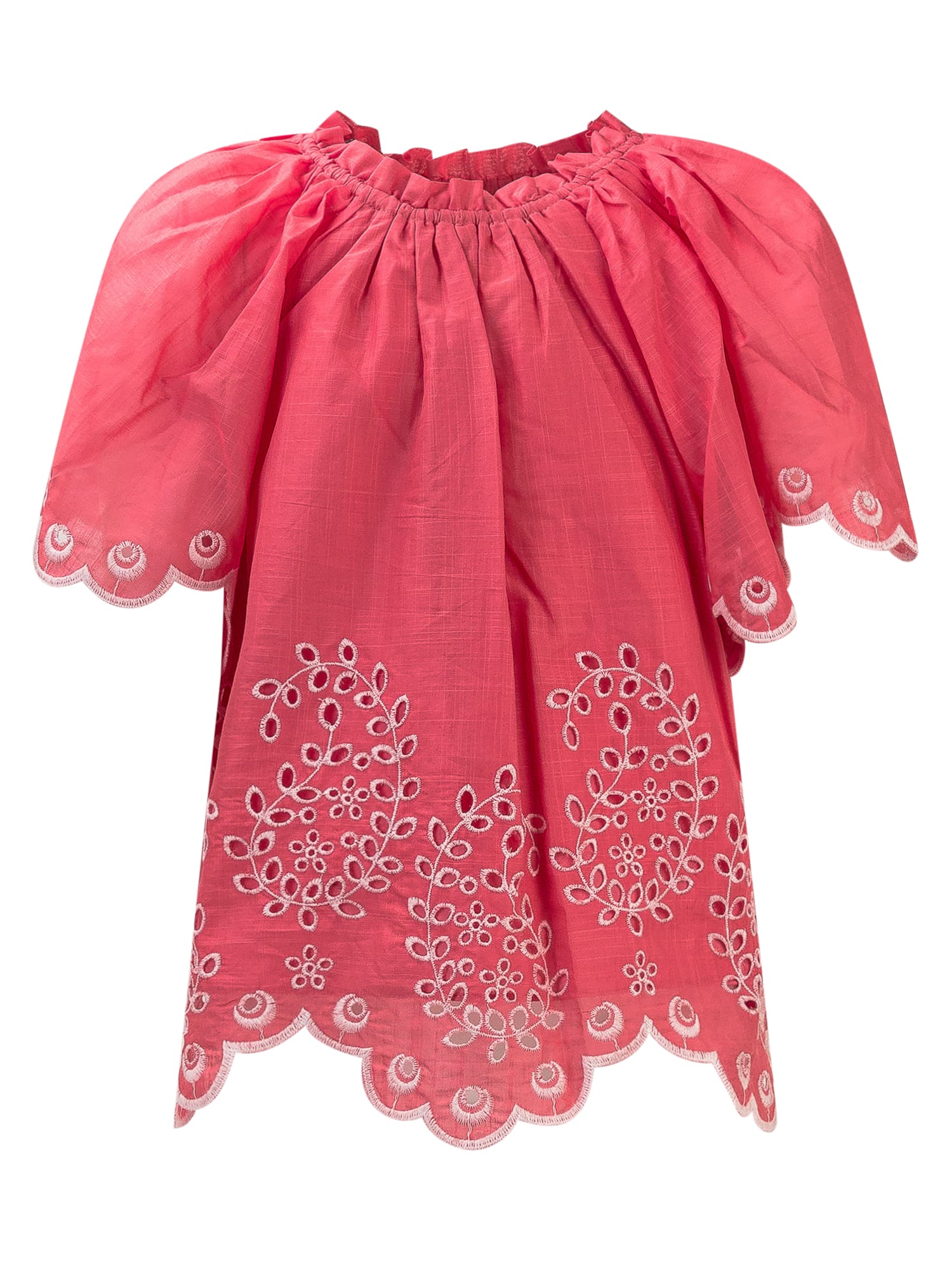 Shop Zimmermann Paisley Top In Coral Pink