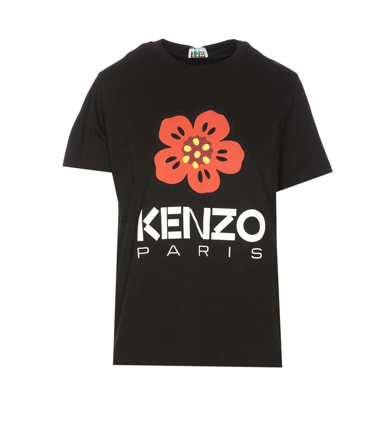 Shop Kenzo Boke Flower Placed T-shirt In Black
