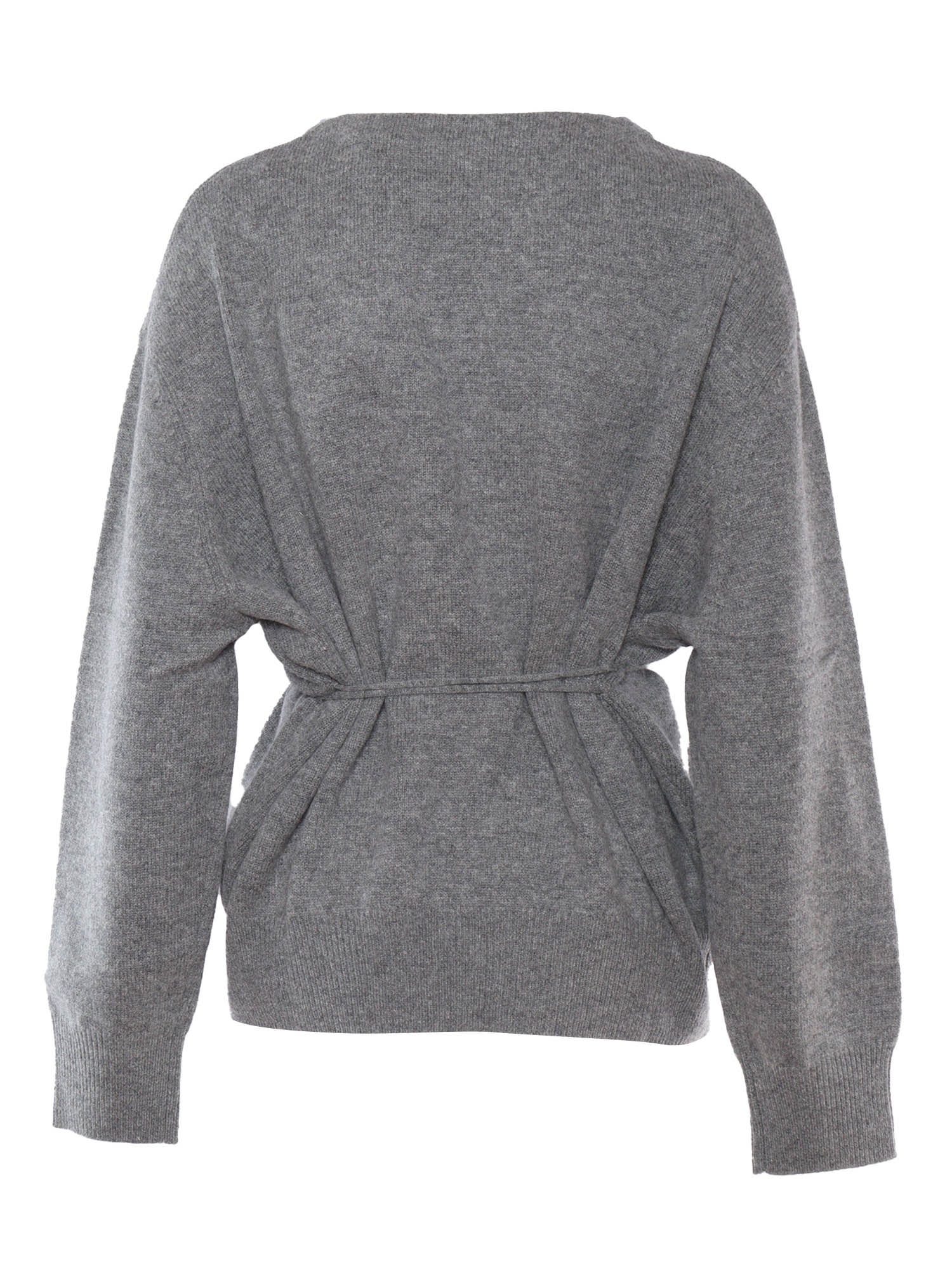 Shop Ballantyne R Neck Pullover In Grey