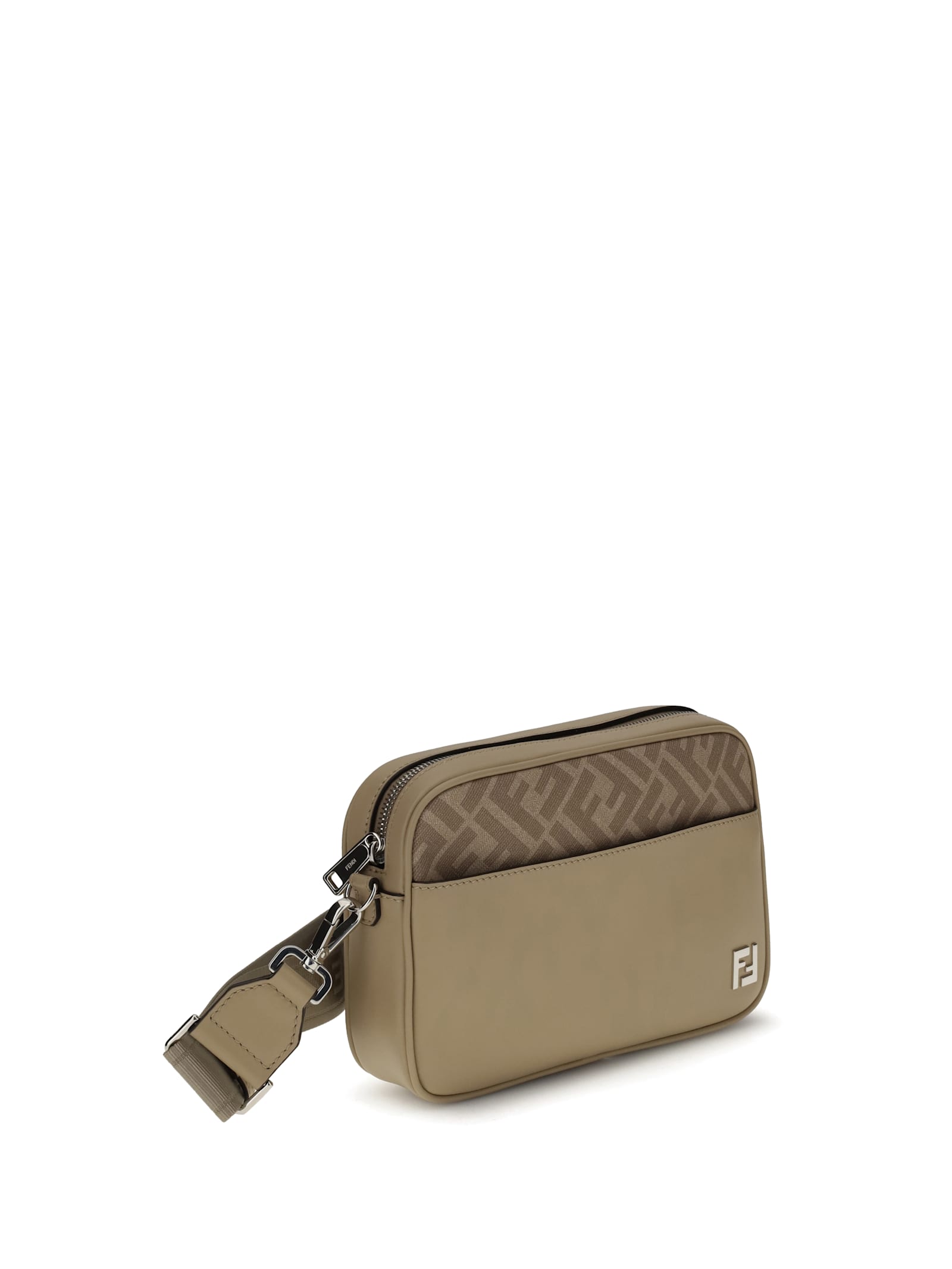 Fendi Men Camera Case Squared Ff Shoulder Bag