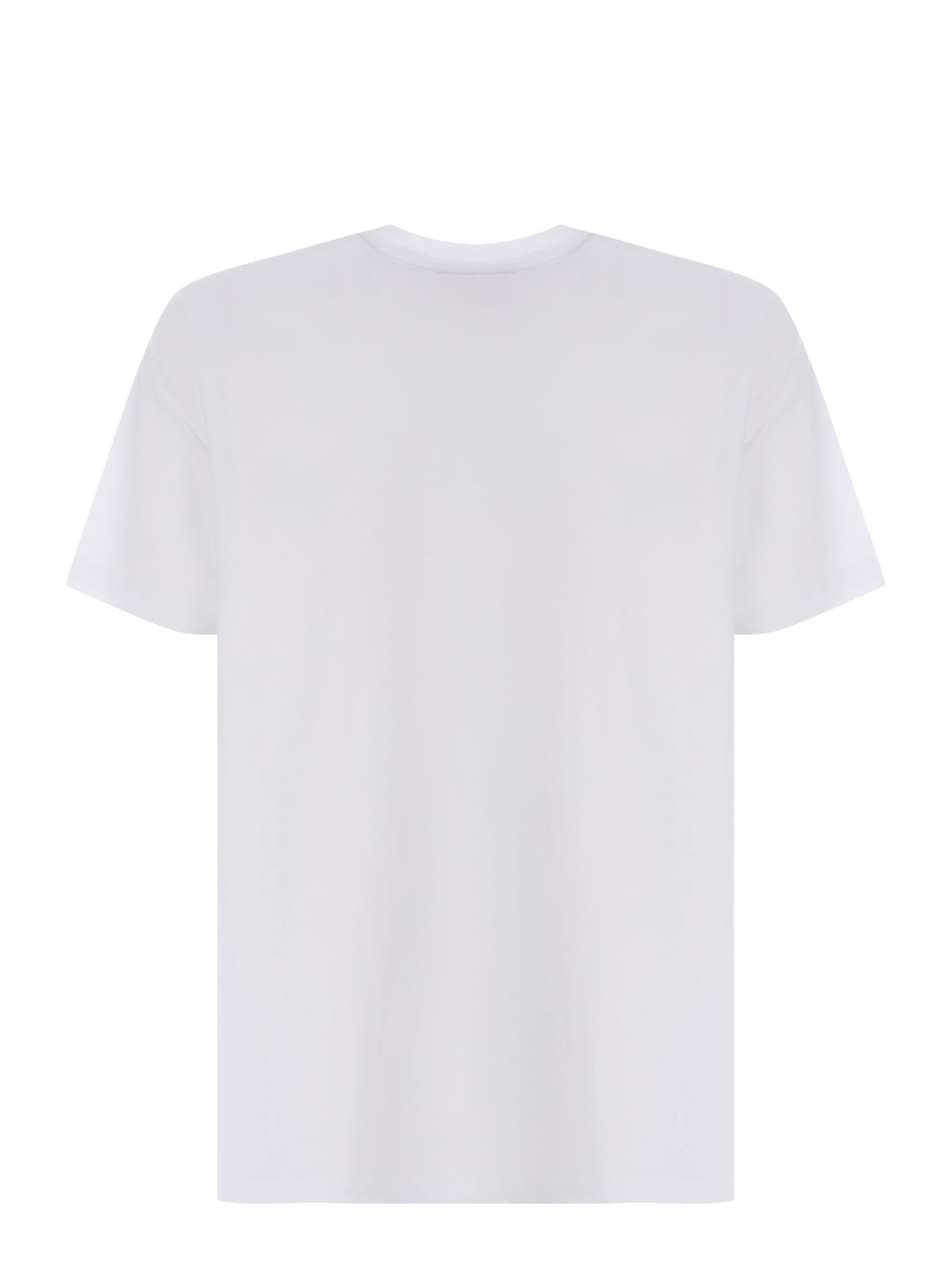 Shop Diesel T-shirt  T-boxt Made Of Cotton Jersey In Bianco