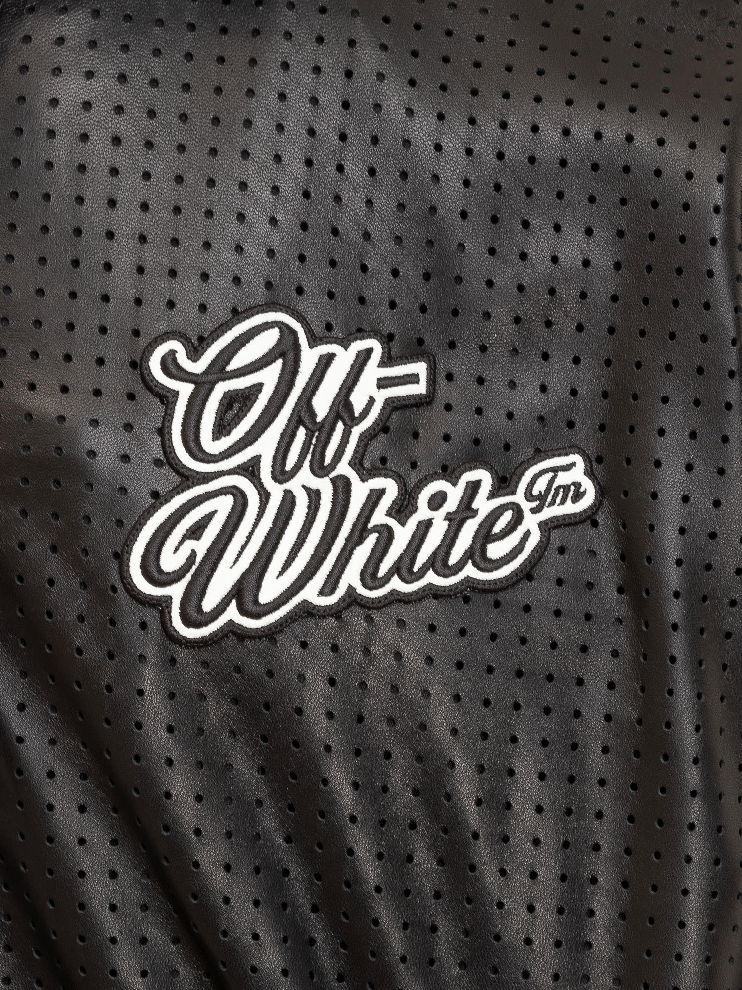 Shop Off-white 90s Logo Lea Hoodie In Black White