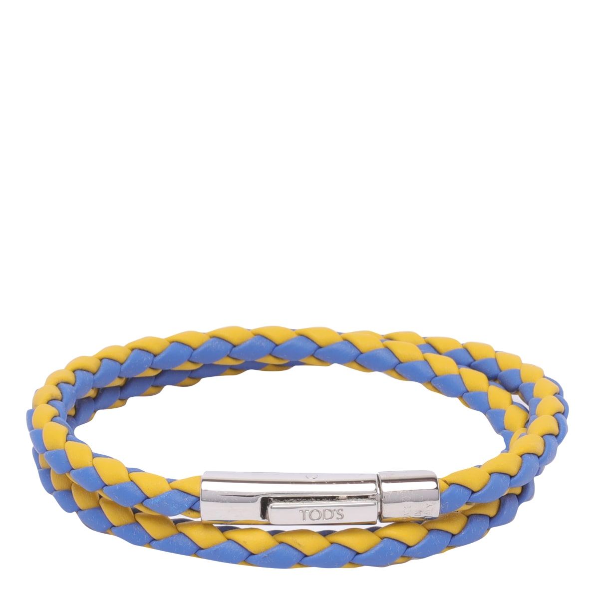 Shop Tod's Mycolors Bracelet In Blue/yellow