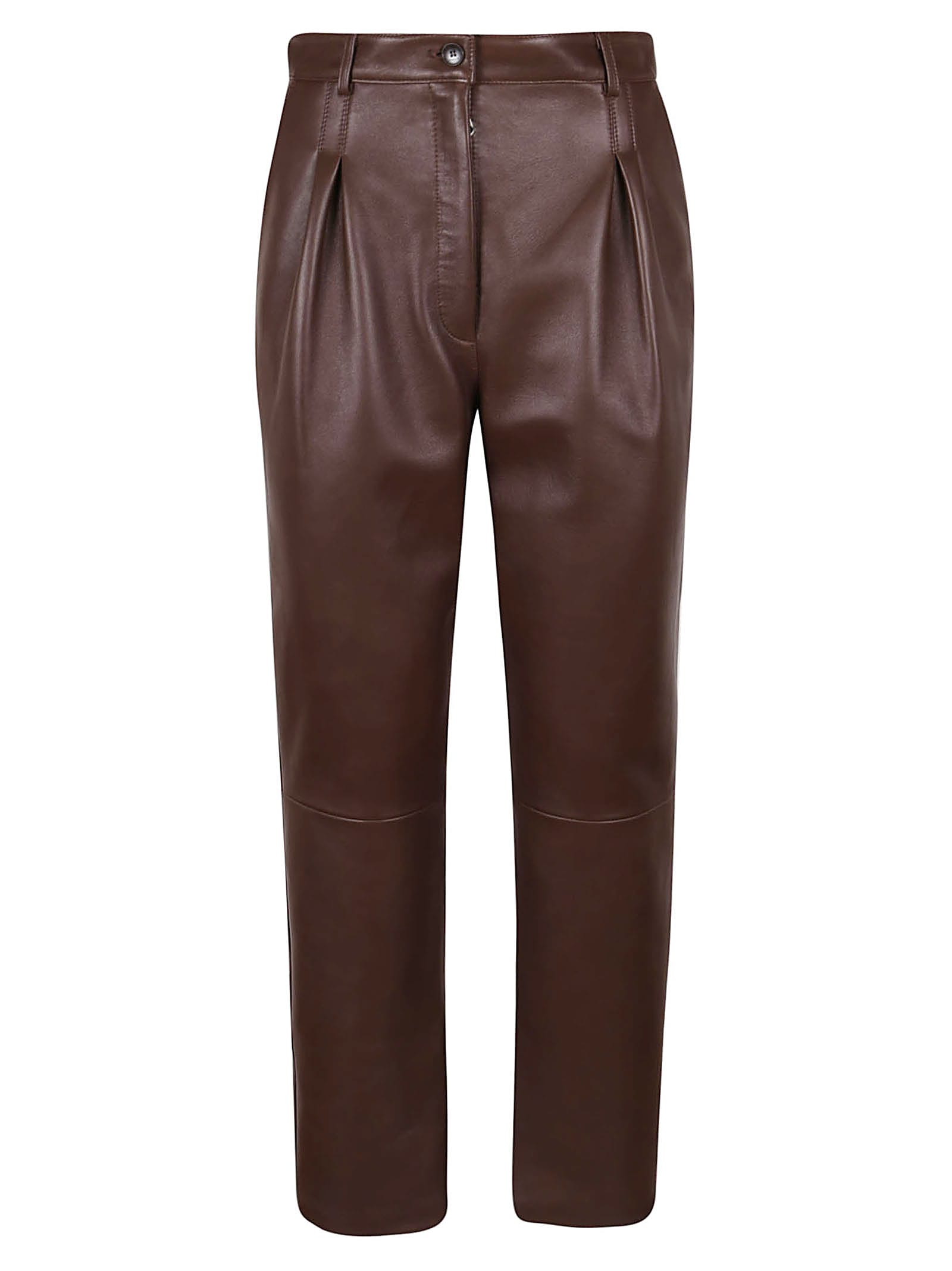 Etro Santa Cruz Leather Pants