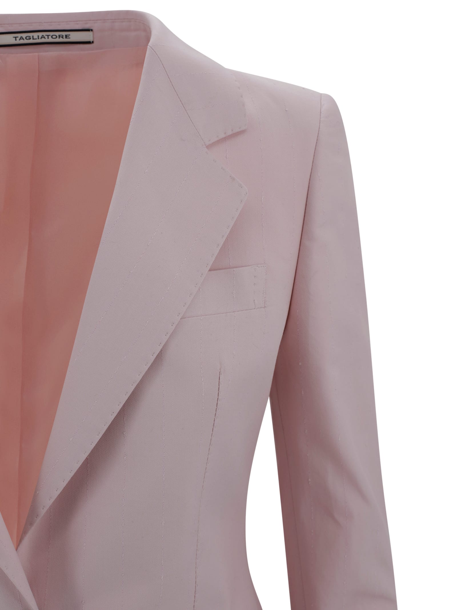 Shop Tagliatore Paris Suit In Pink
