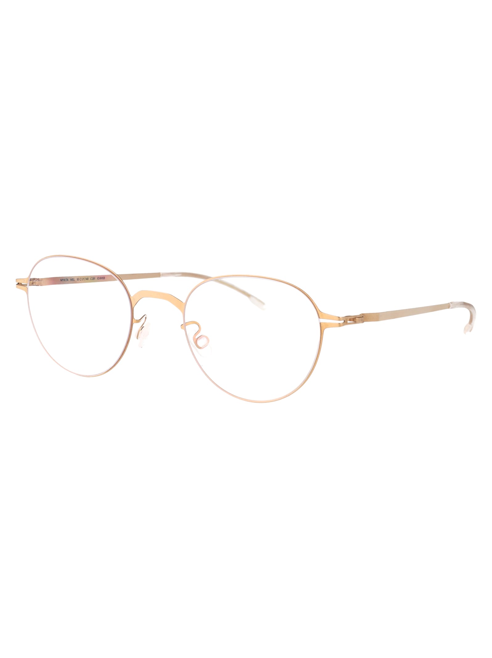 Mykita Emmi Round-frame Eyeglasses In Gold