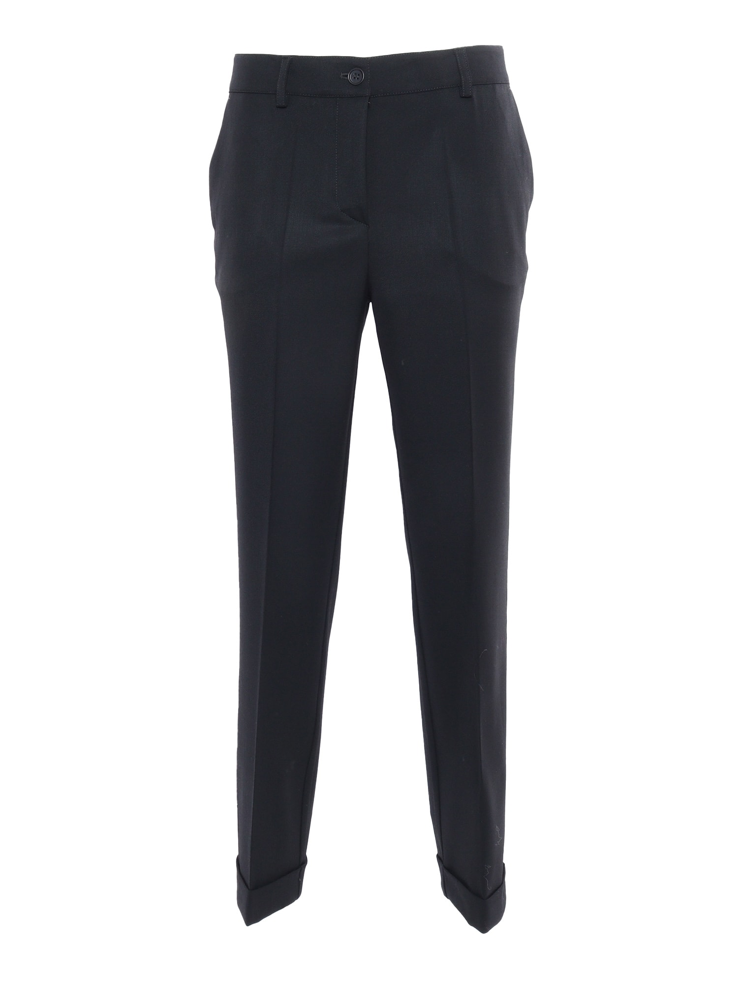 P.a.r.o.s.h Liliuxy Flared Trousers In Black