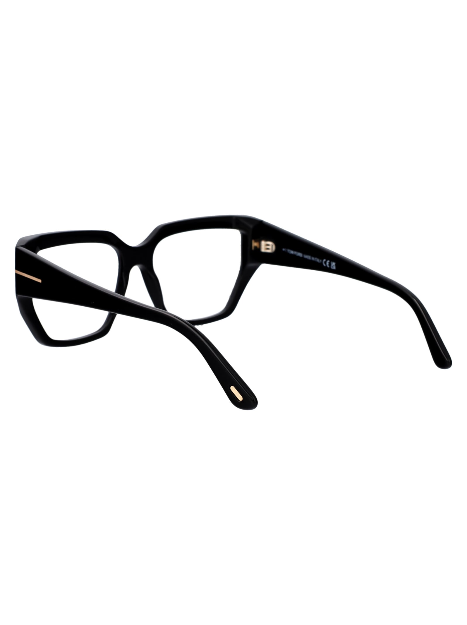 Shop Tom Ford Ft5951-b Glasses In 001 Nero Lucido