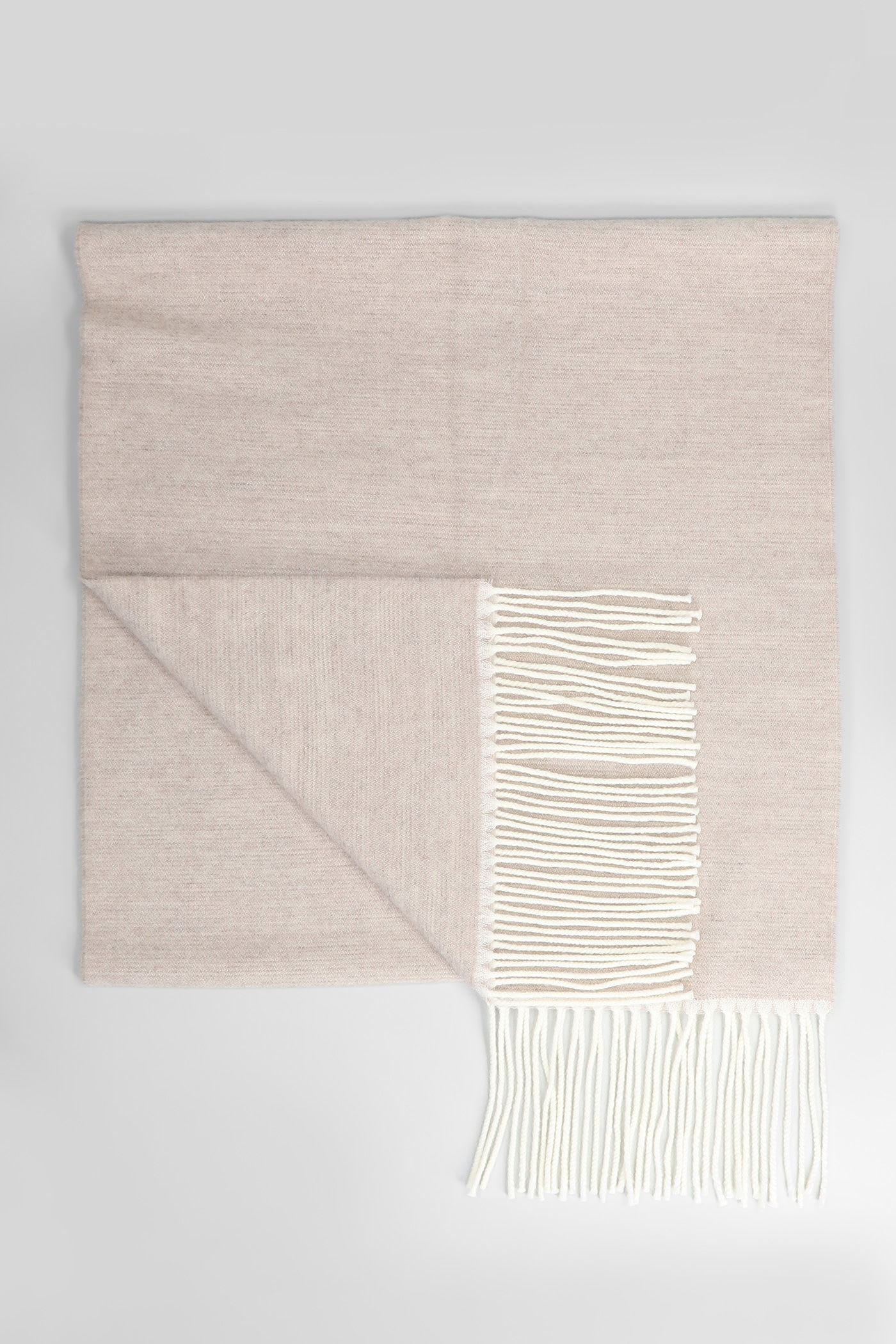 Lardini Scarve In Beige Wool In Pink