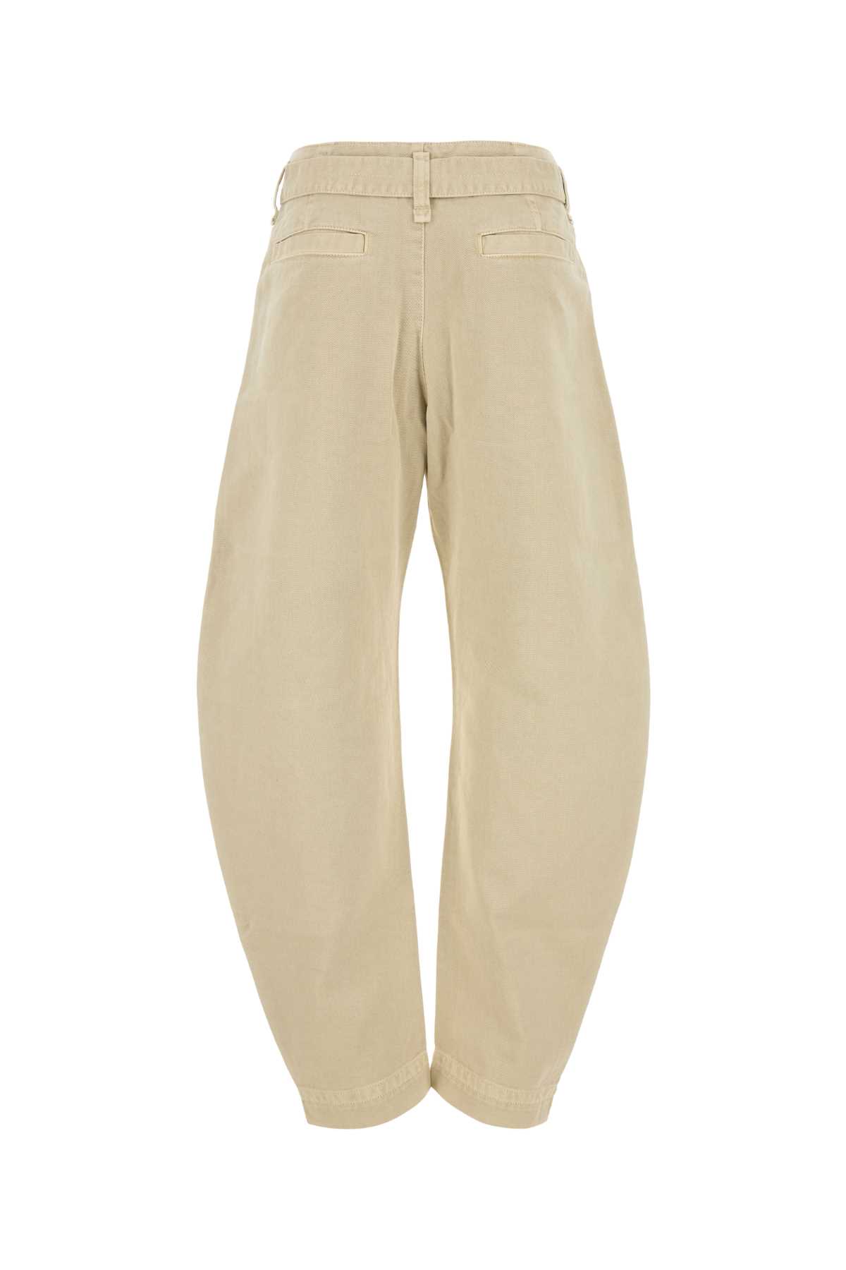 Shop Lemaire Sand Denim Jeans In Denimsnowoat