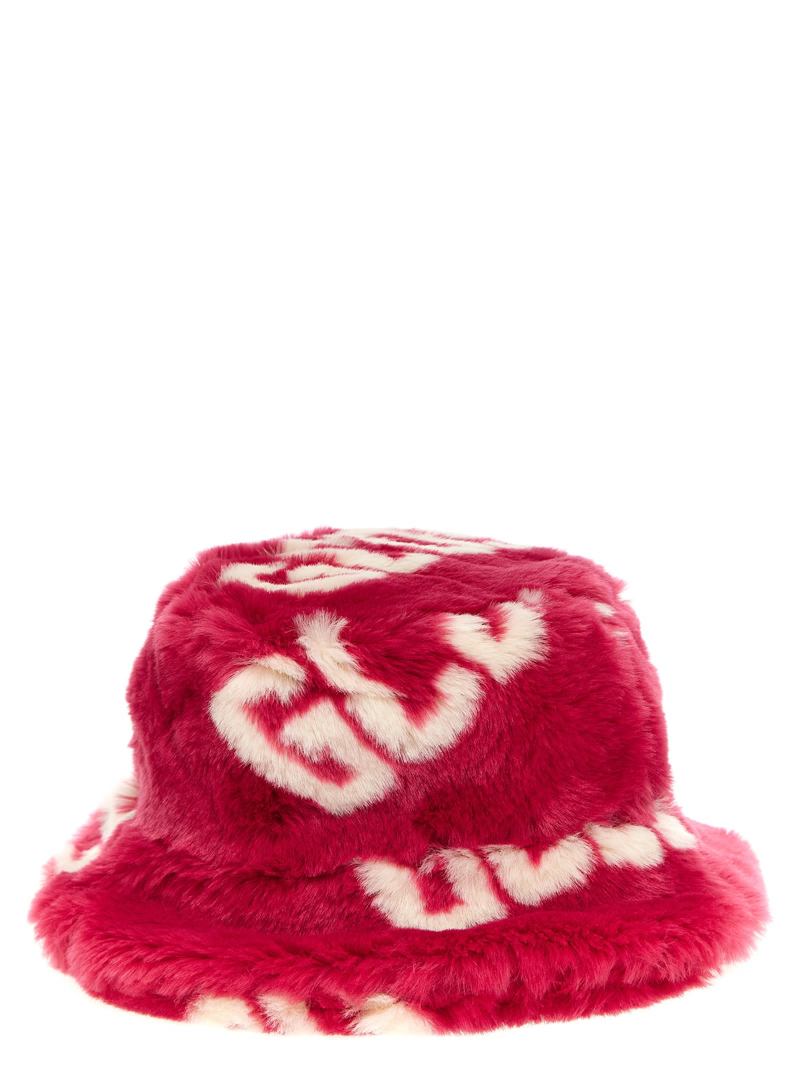Gcds Logo Bucket Hat In Fuchsia