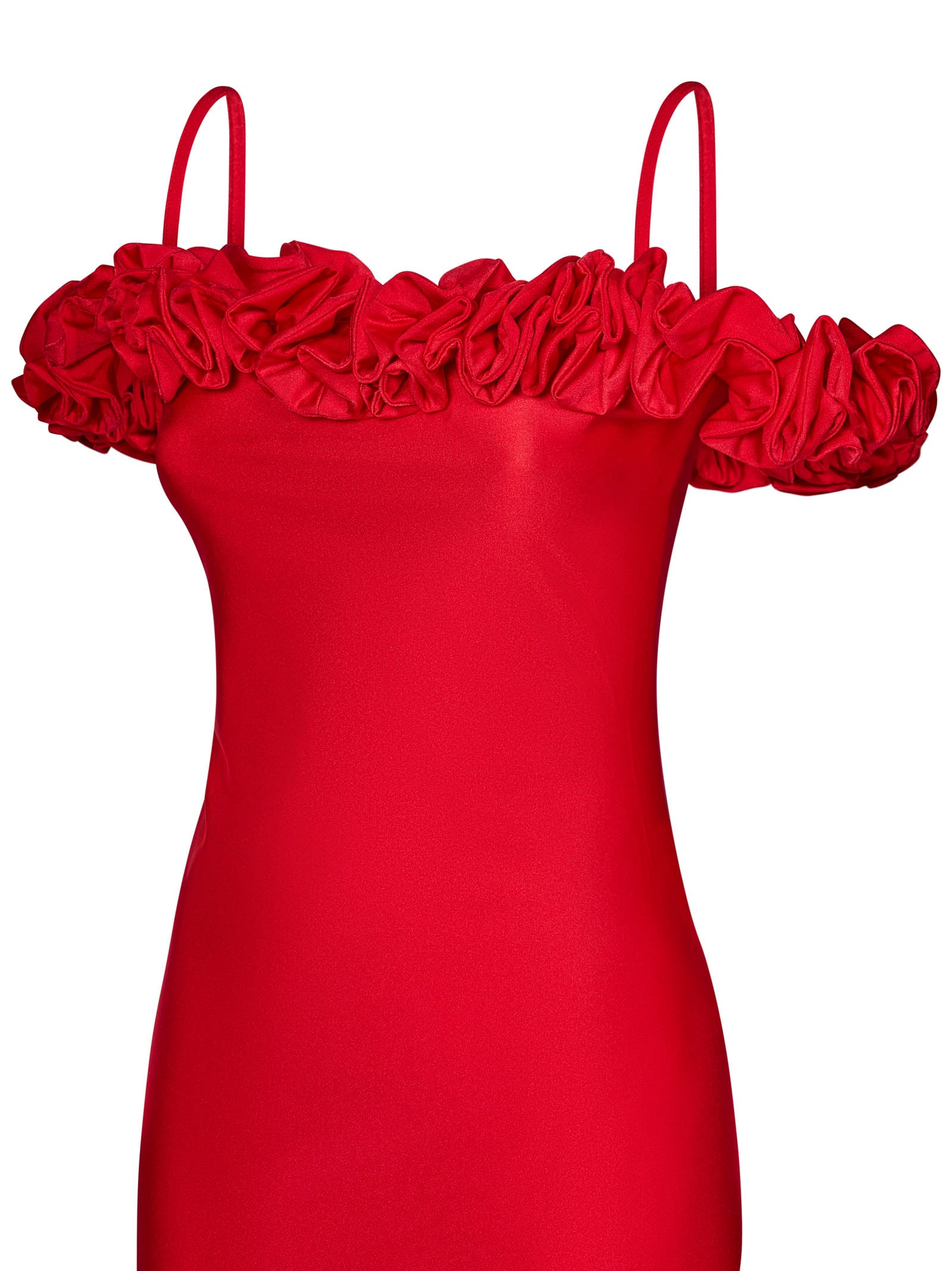 Shop Coperni Dress In Red