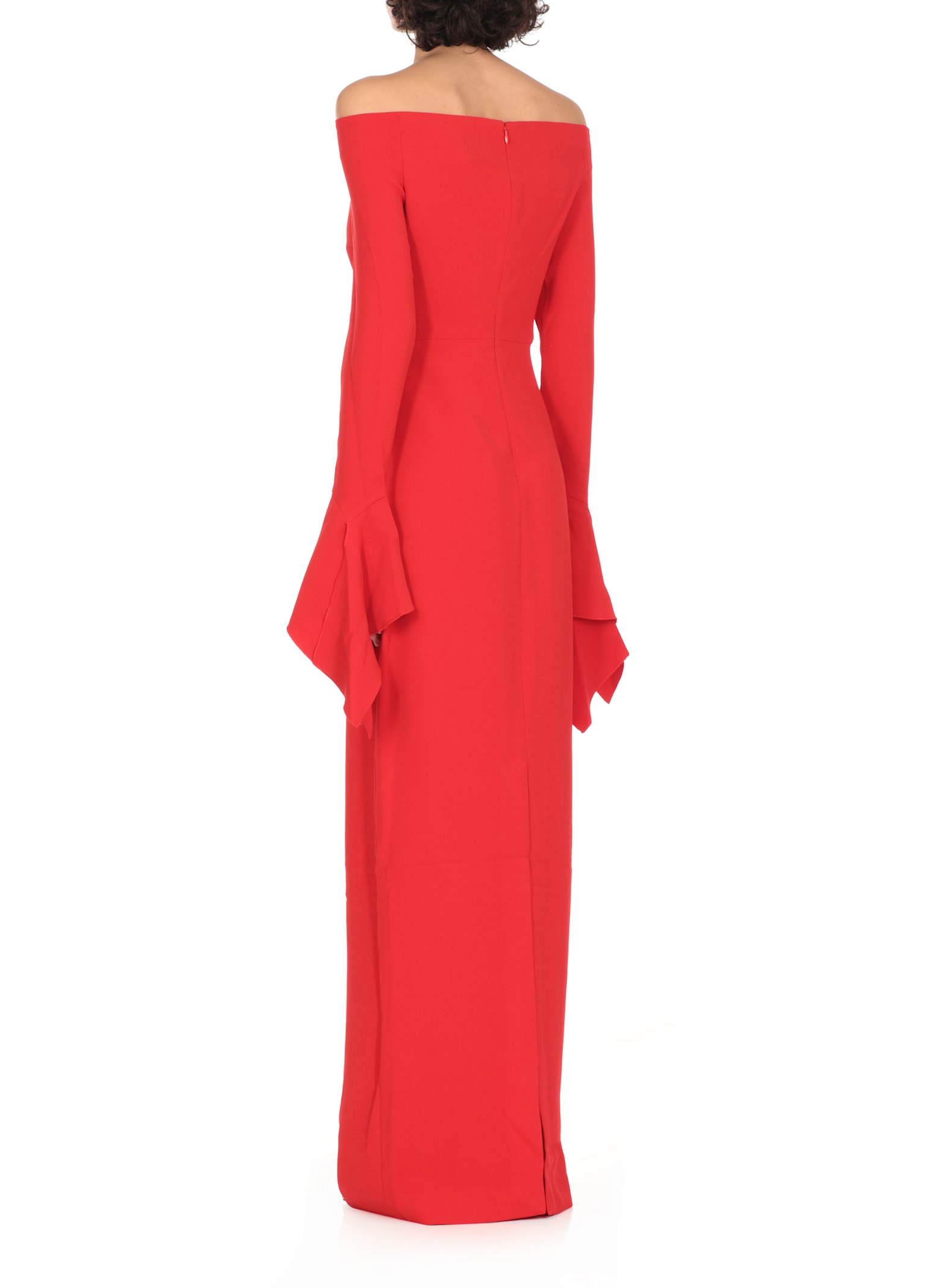 Solace London Amalie Maxi Dress In Red