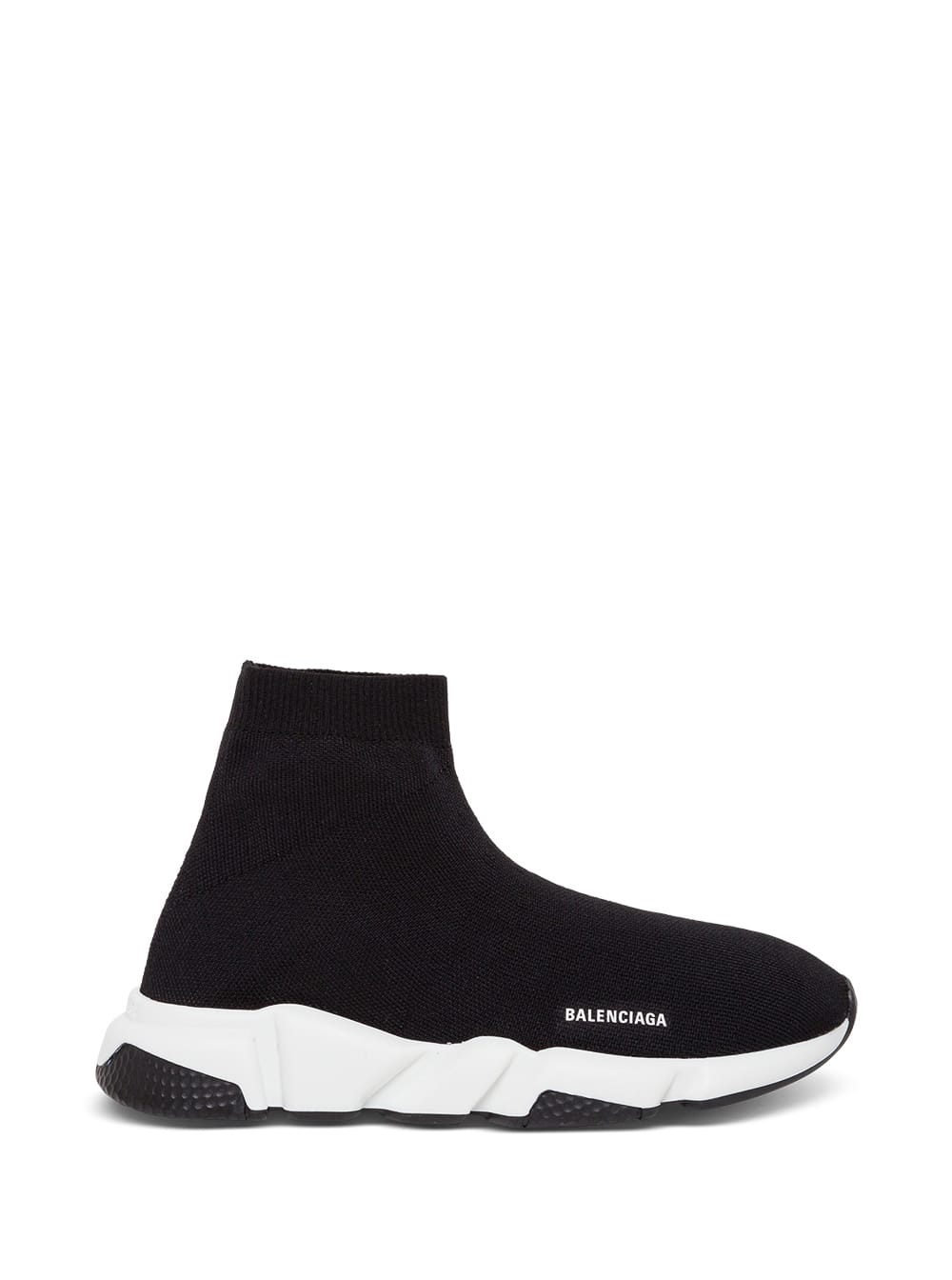 Balenciaga Speed ??black Technical Fabric Sneakers With Logo Boy Kids