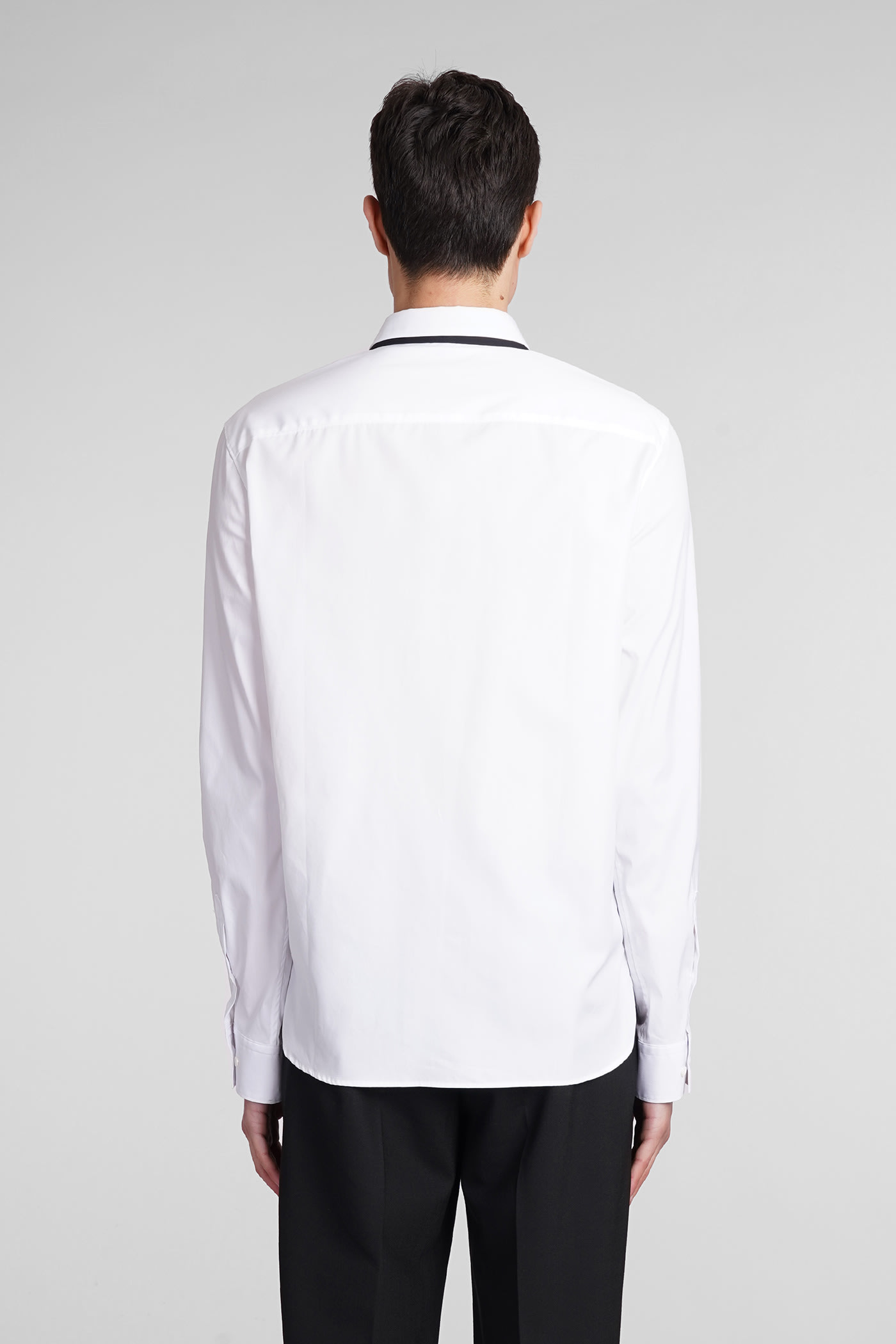 Shop Neil Barrett Shirt In White Cotton