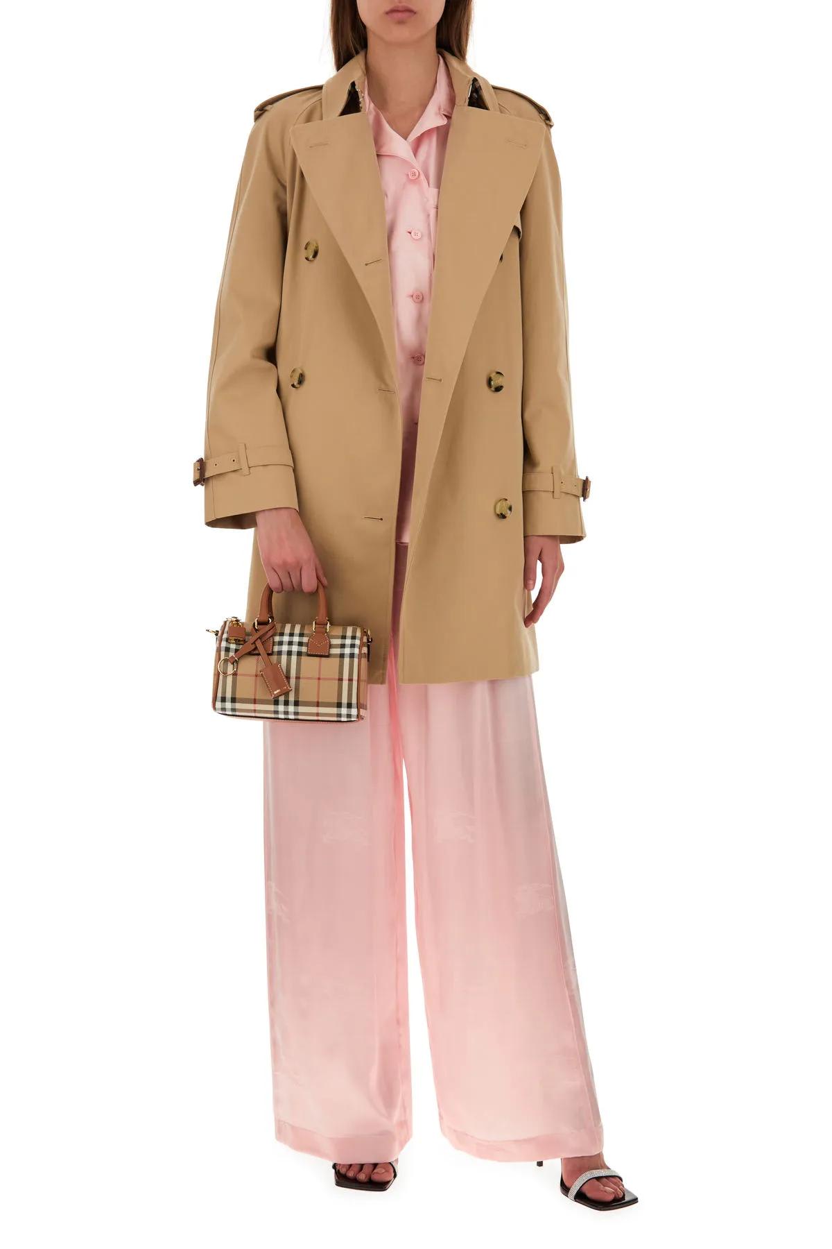 Burberry Ekd Jacquard Silk Pyjama Shirt In Pink