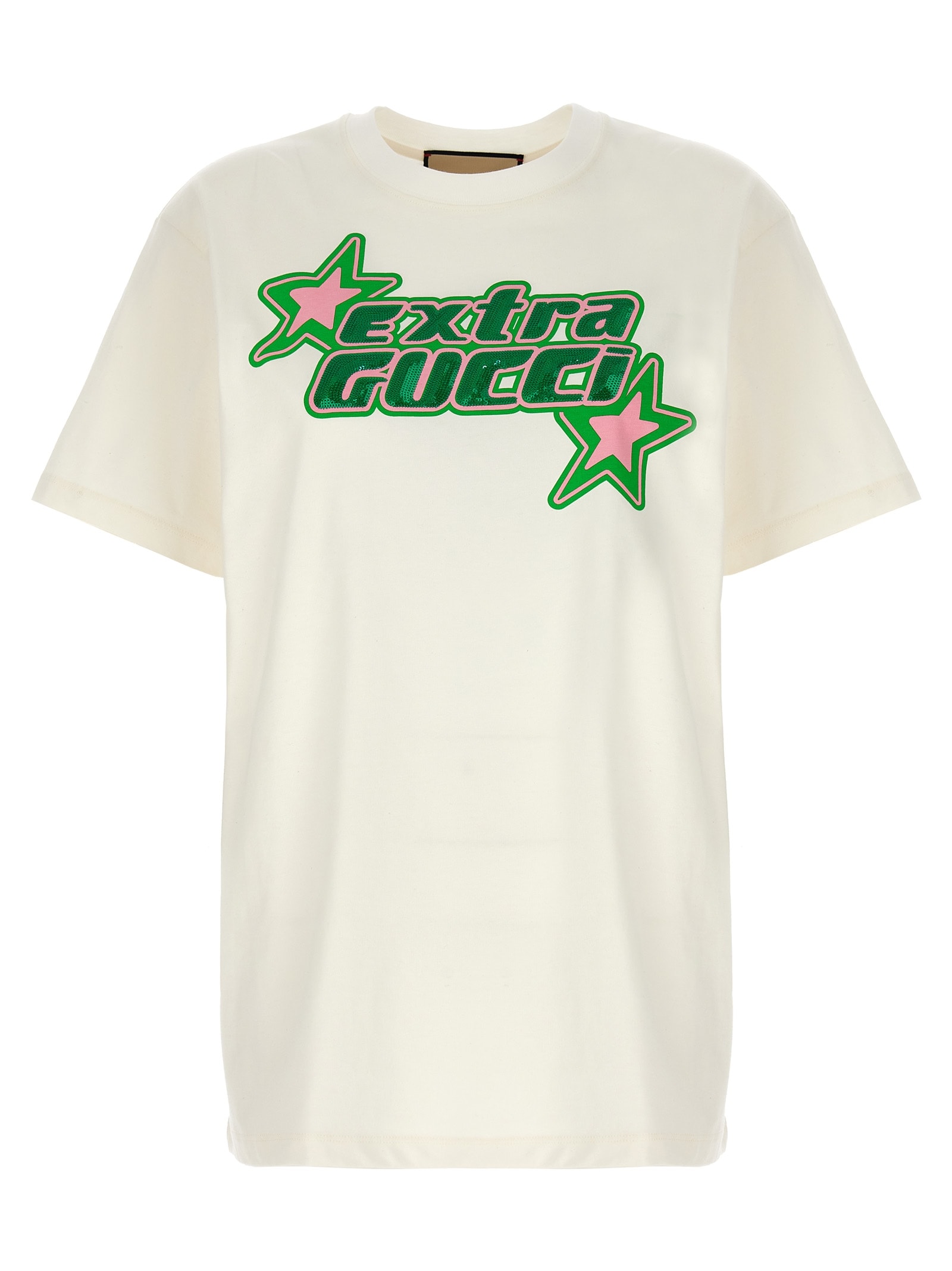 Shop Gucci Extra  T-shirt In White