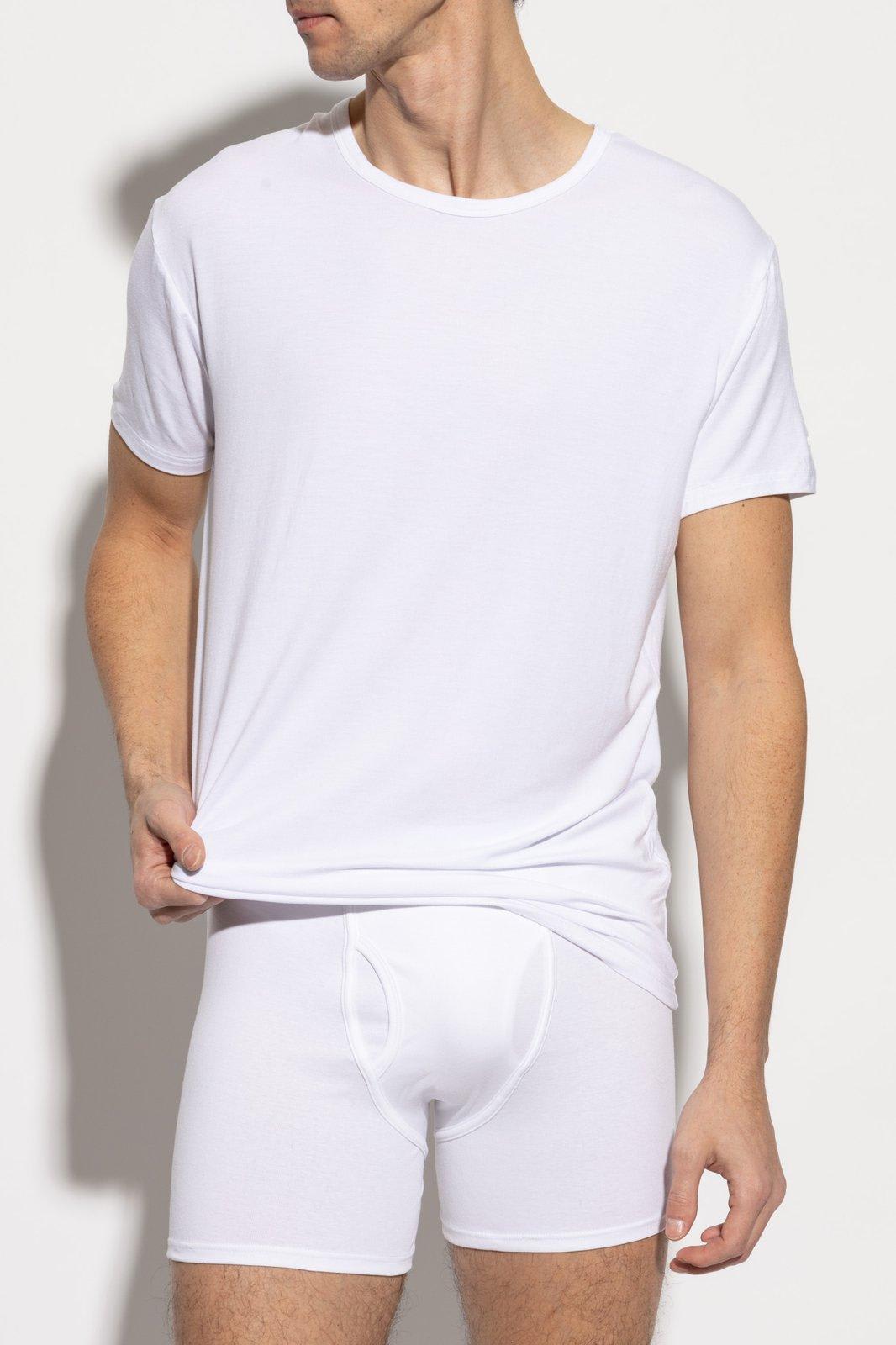 Paul Smith 3-pack Crew Neck T-shirts With Short Sleeves