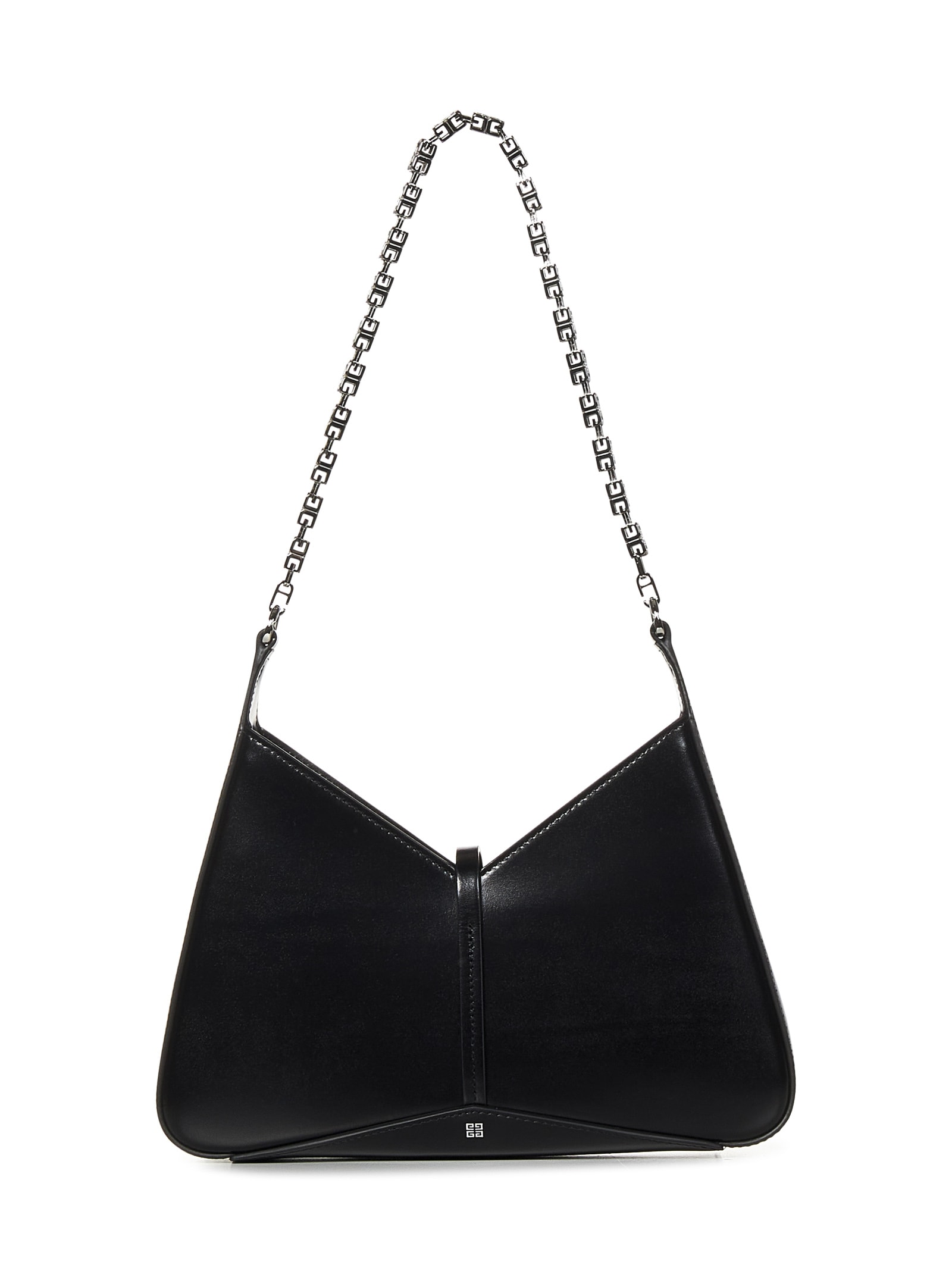 Shop Givenchy Cut Out Small Shoulder Bag In Nero