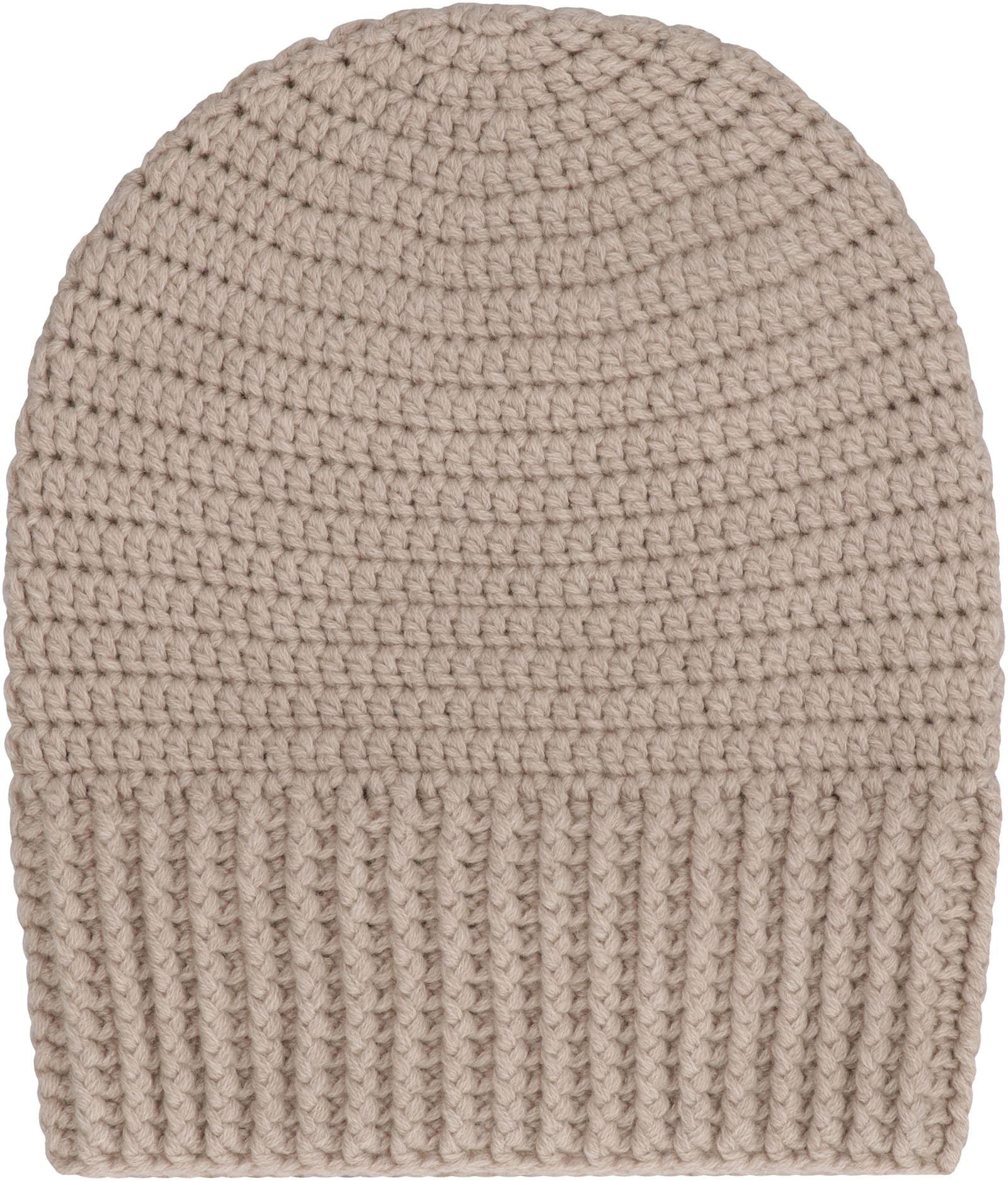 Malo Knitted Beanie In Sand