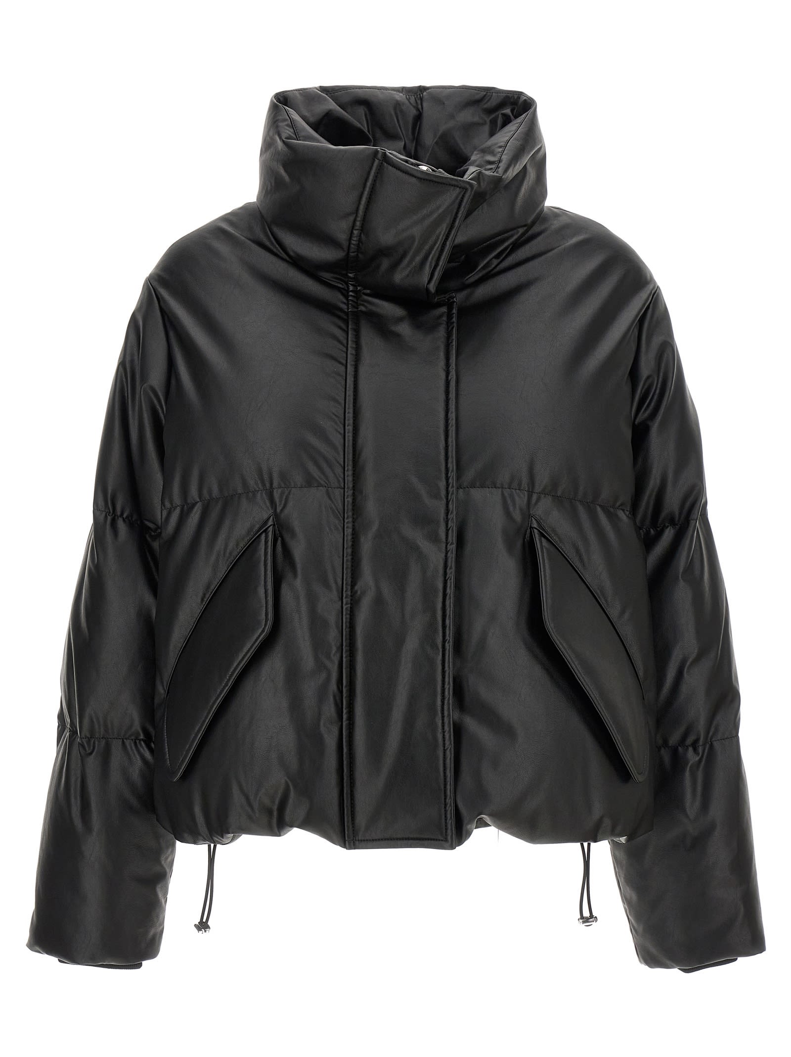 Shop Mm6 Maison Margiela Sportsjacket Down Jacket In Black