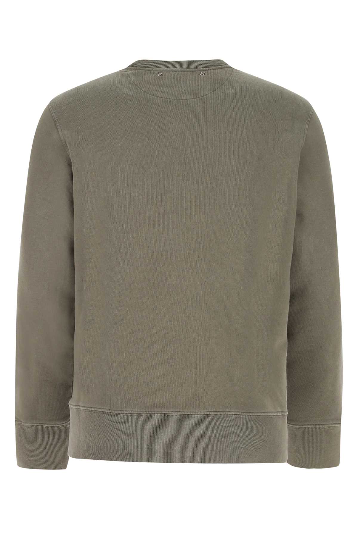 Shop Golden Goose Grey Cotton Archibald Sweatshirt In 35479