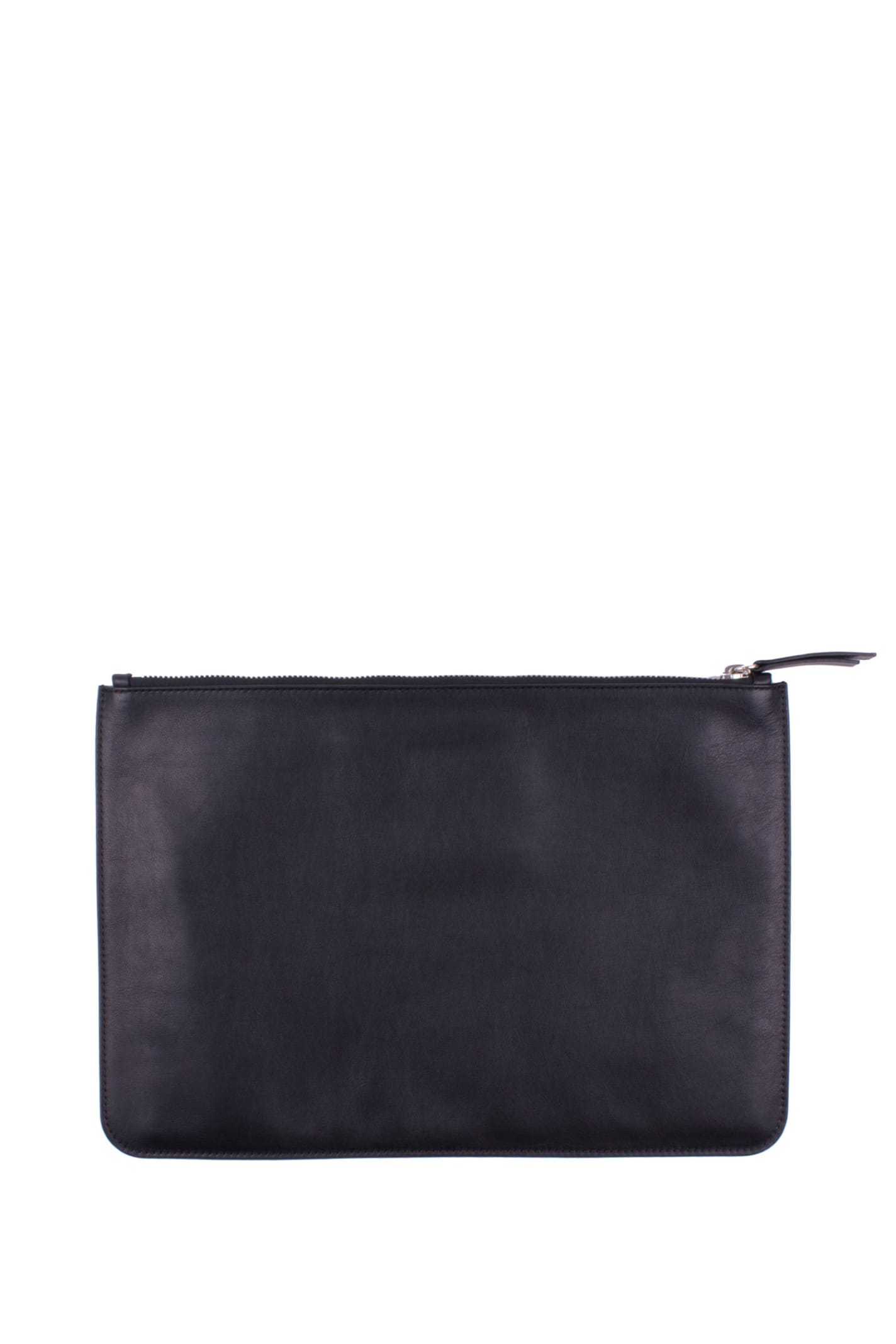 Shop Orciani Leather Briefcases In Black