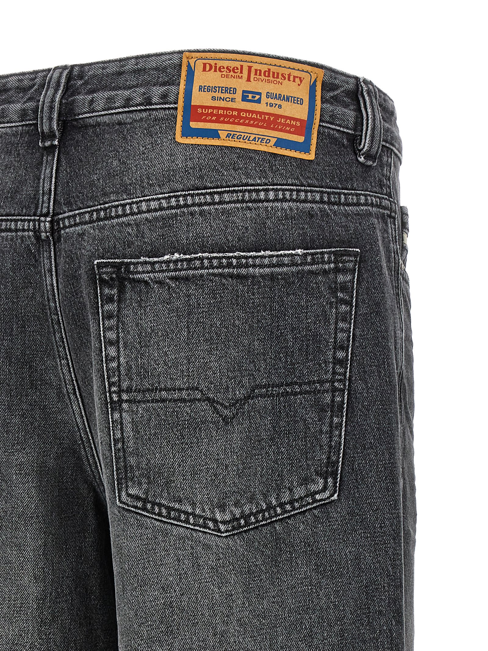 Shop Diesel 2001 D-macro Jeans In Gray