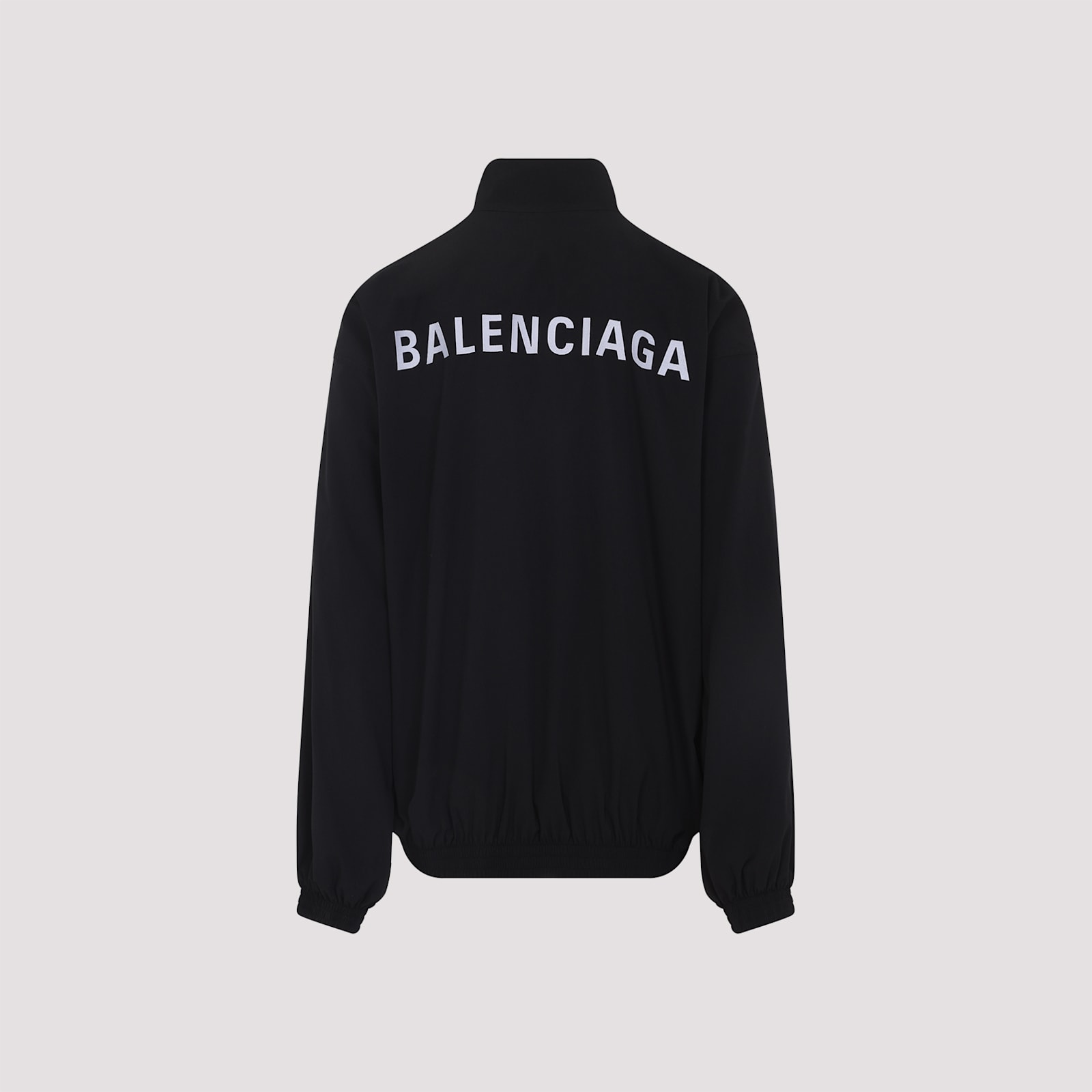Balenciaga Oversized Windbreaker Jacket In Black