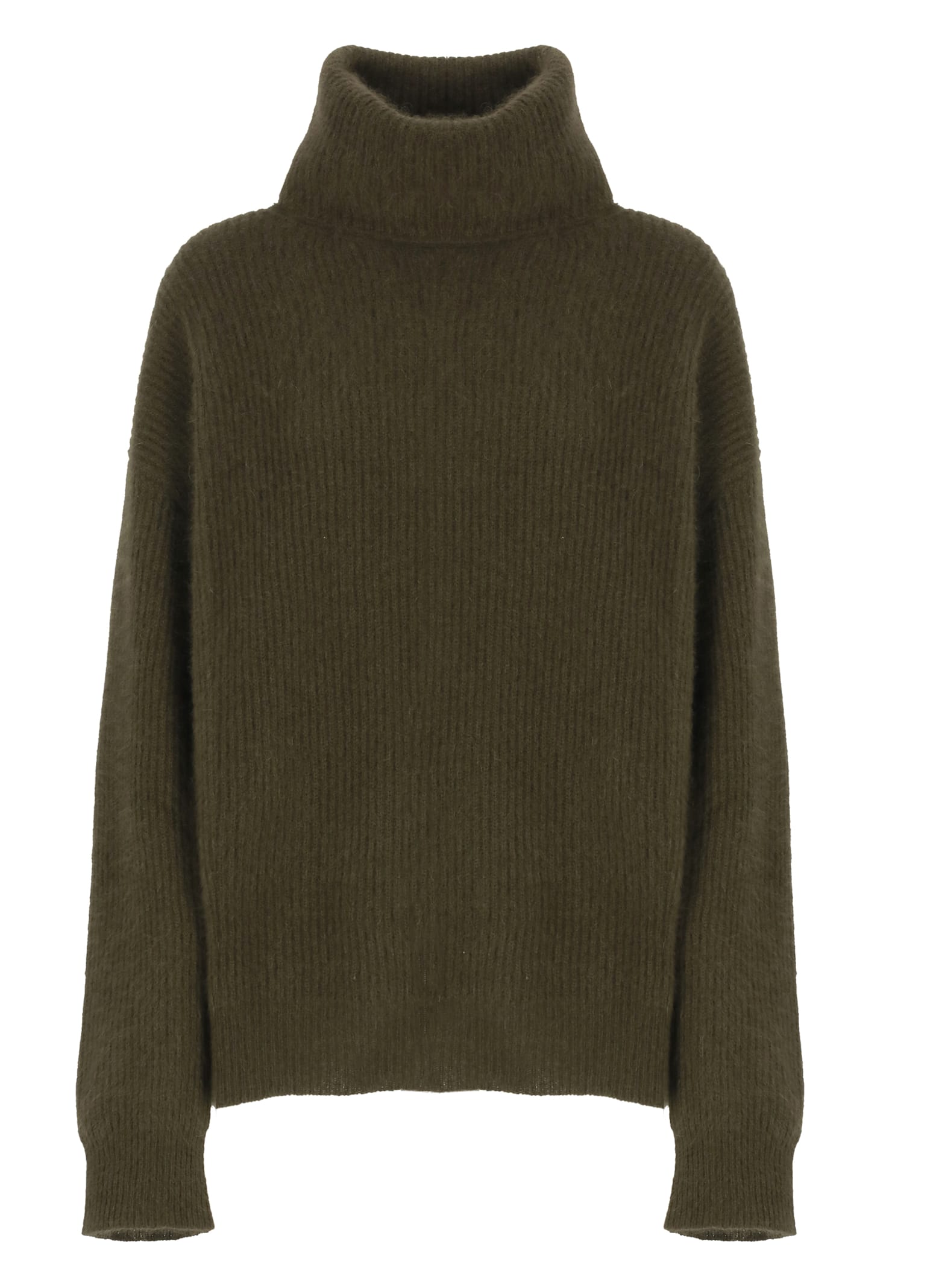 Shop Uma Wang Turtleneck In Green