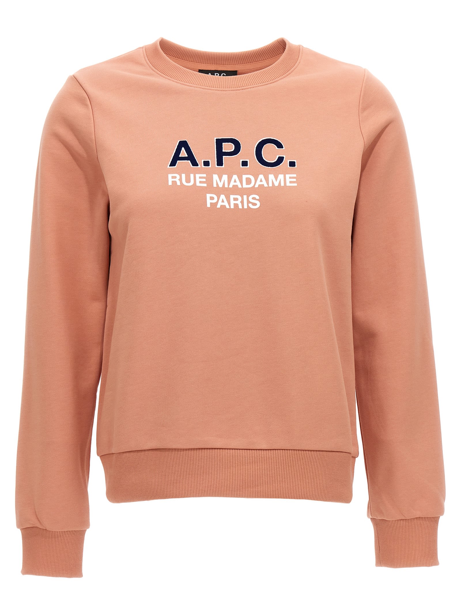 Shop Apc Madame Sweatshirt In Pink