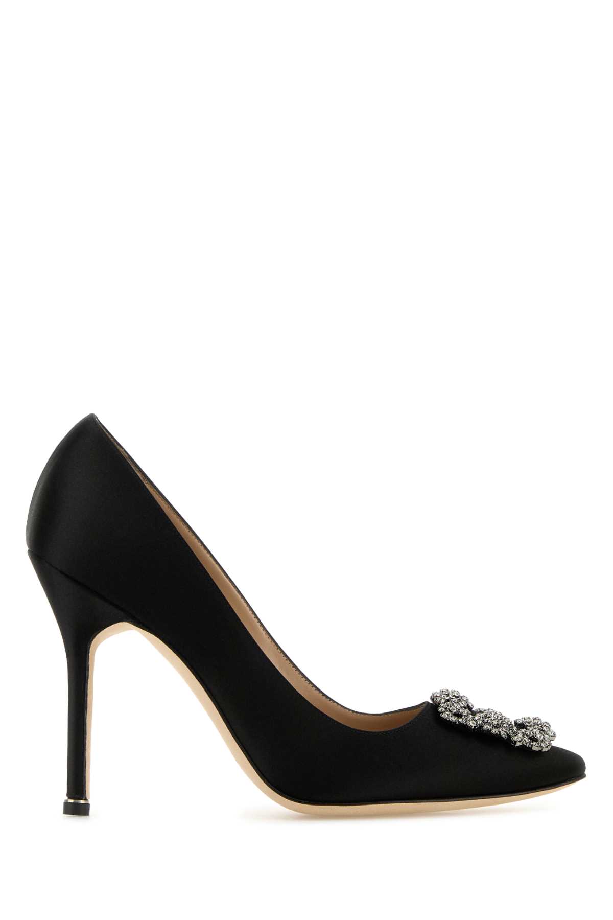 Black Silk Hangisi Pumps