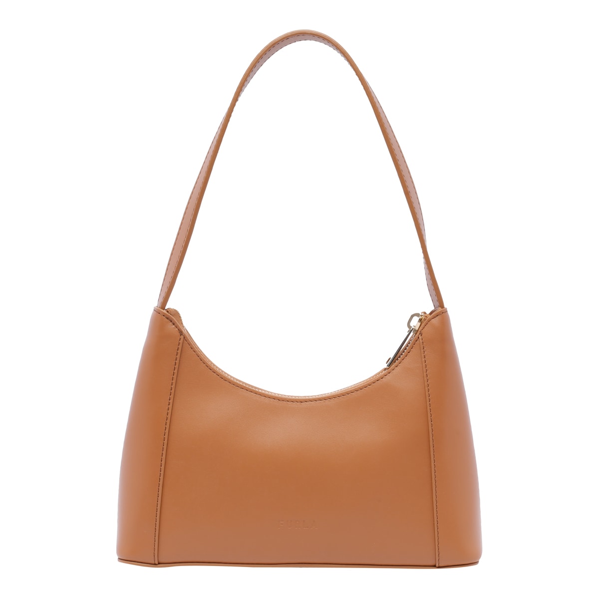 Furla Diamante Shoulder Bag In Brown