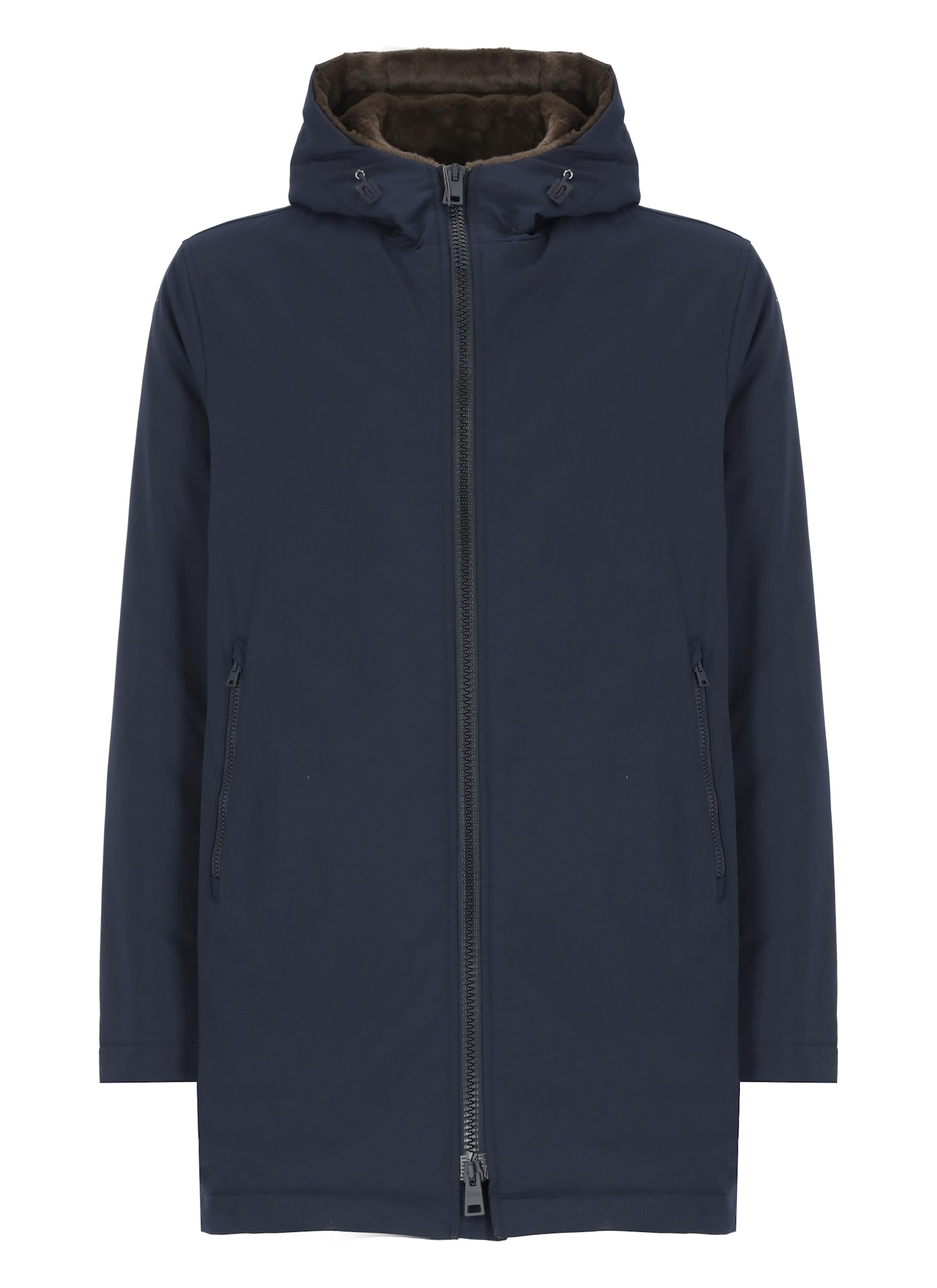 Shop Herno Keyston Parka In Blue