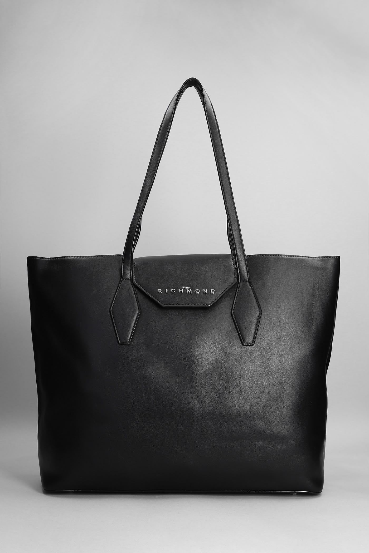 John Richmond Marty Tote In Black Leather