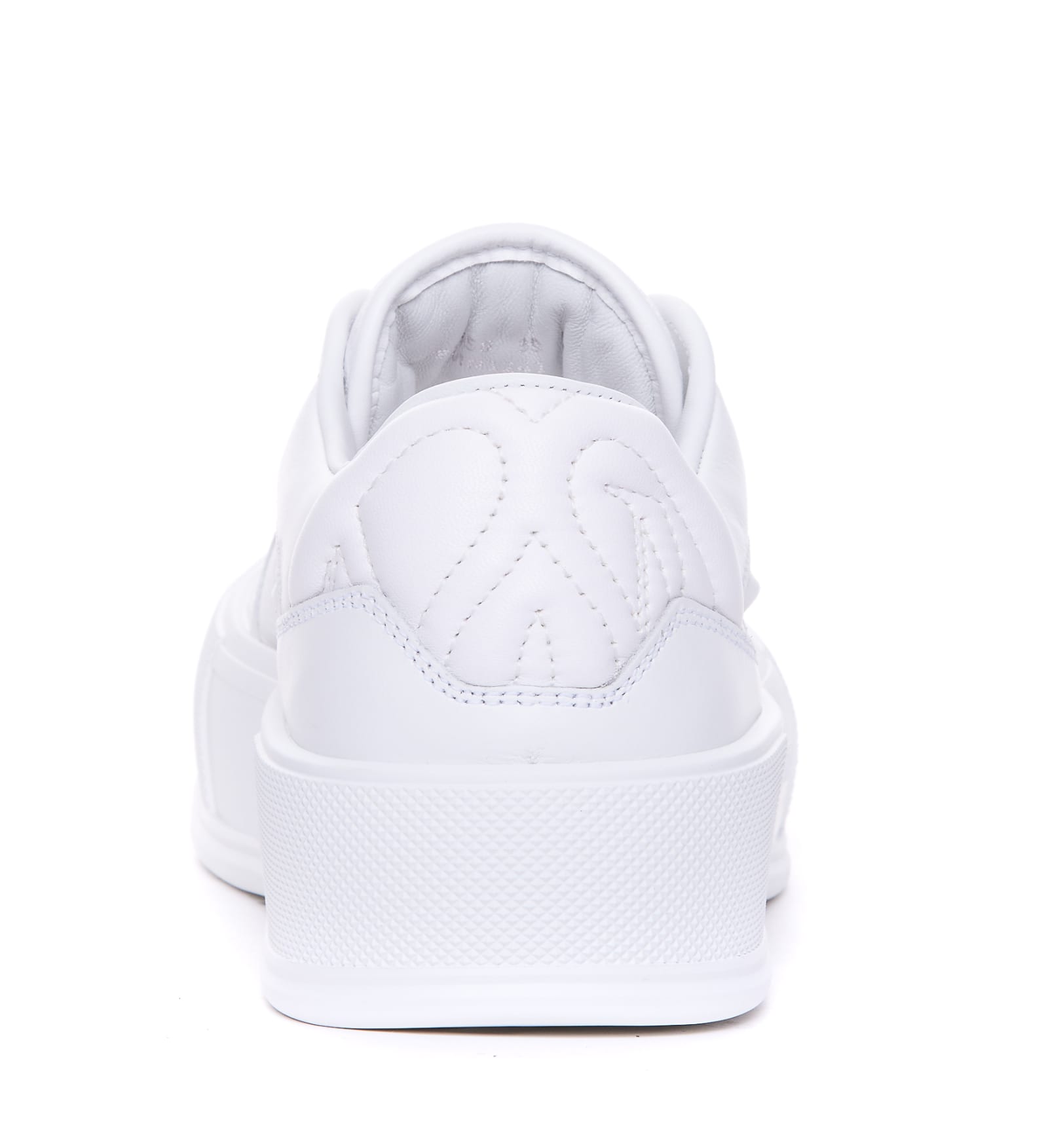 Shop Alexander Mcqueen Plimsoll Sneakers In White