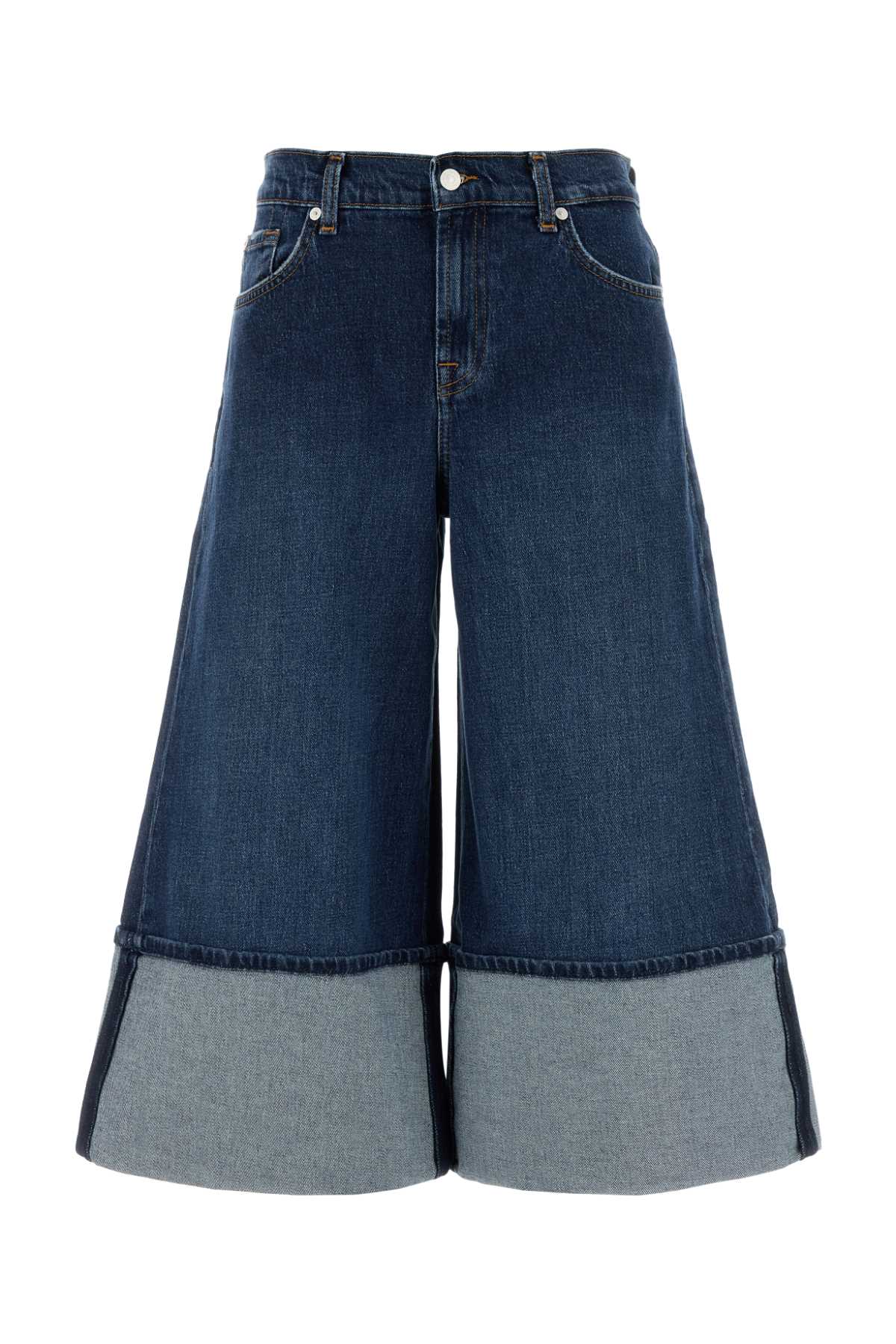 Stretch Denim Radar Wide-leg Jeans