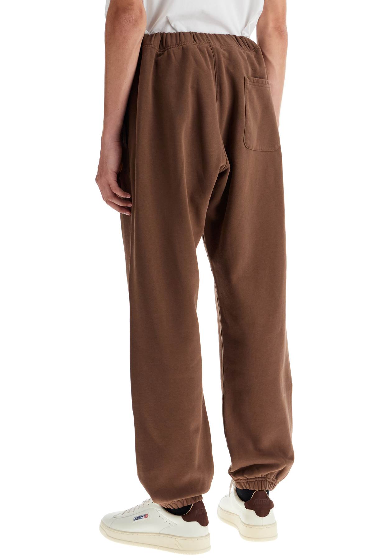 Shop Autry Relaxed Fit Fleece Joggers For In Choco (brown)