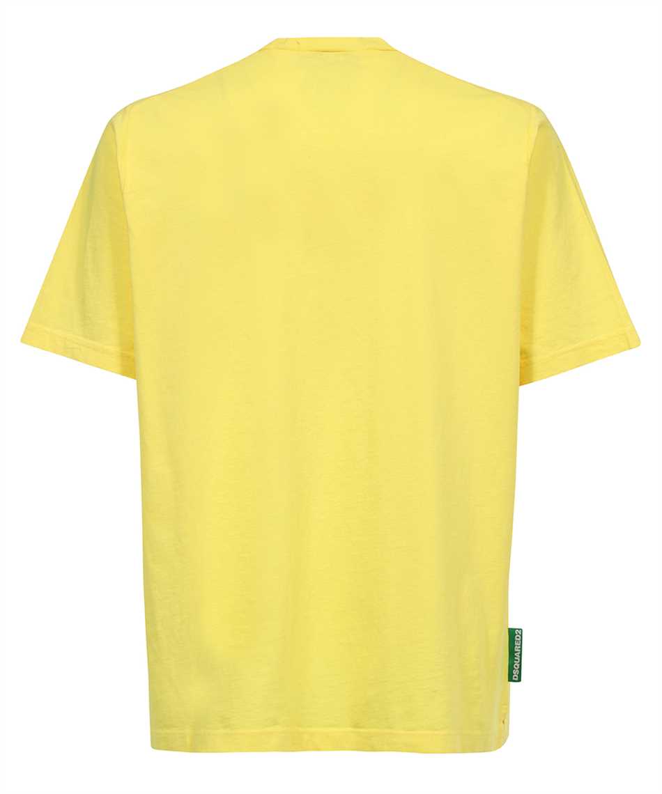 Shop Dsquared2 Crew-neck T-shirt In Yellow