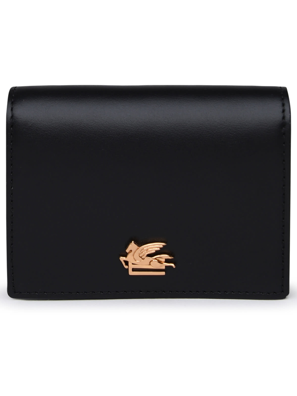 Etro Black Leather Wallet