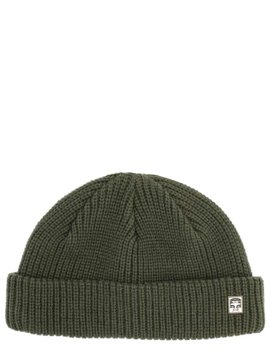 Obey Cap With Logo In Green