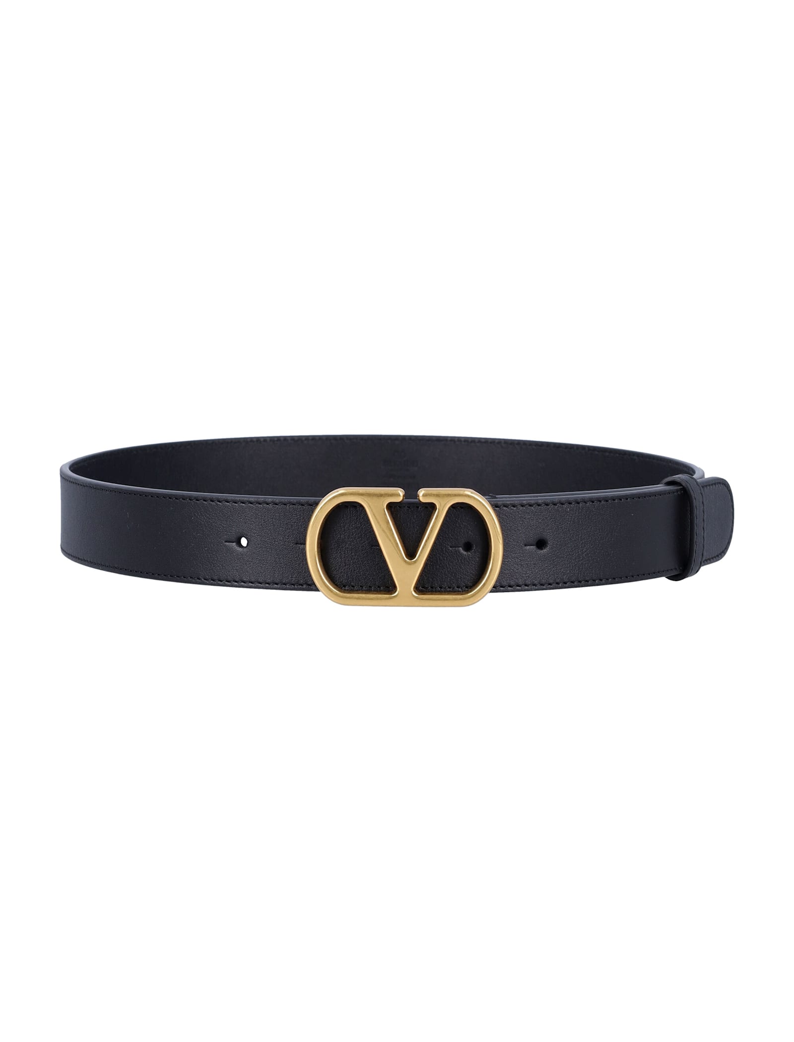 Valentino Vlogo Belt In Black