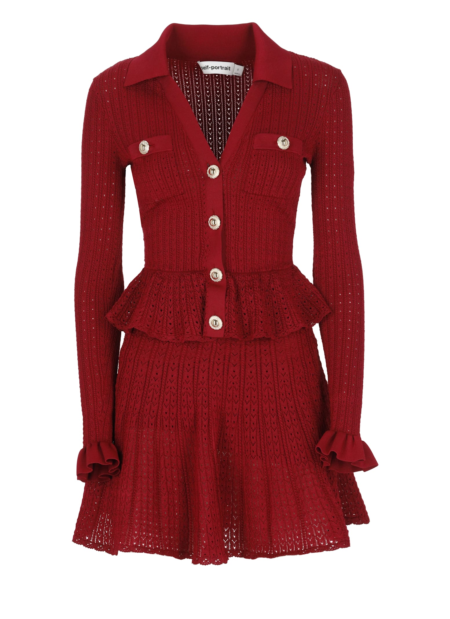 Pointelle Mini Dress